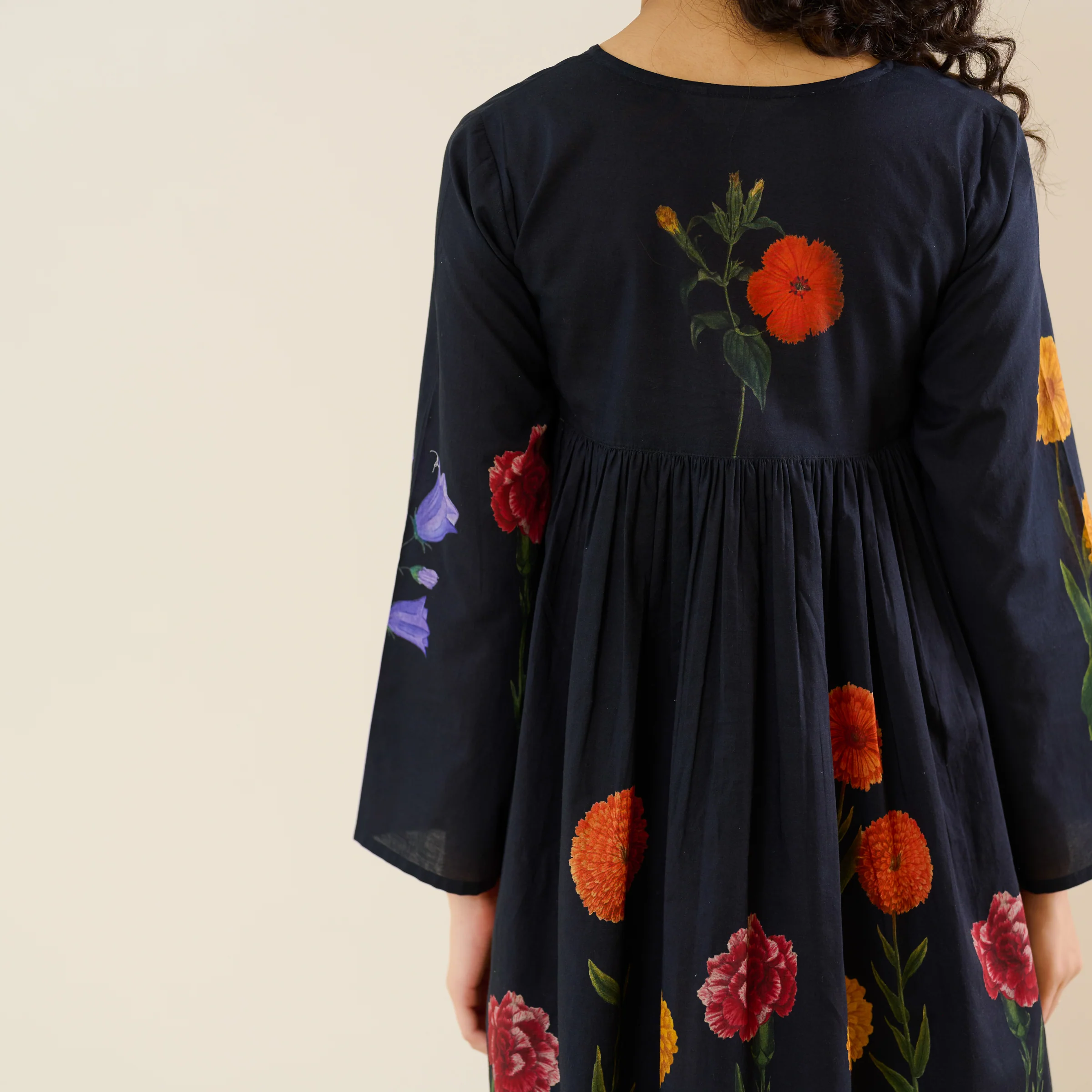 At The Florist's Cotton Co-ord Set - Black - Image 7