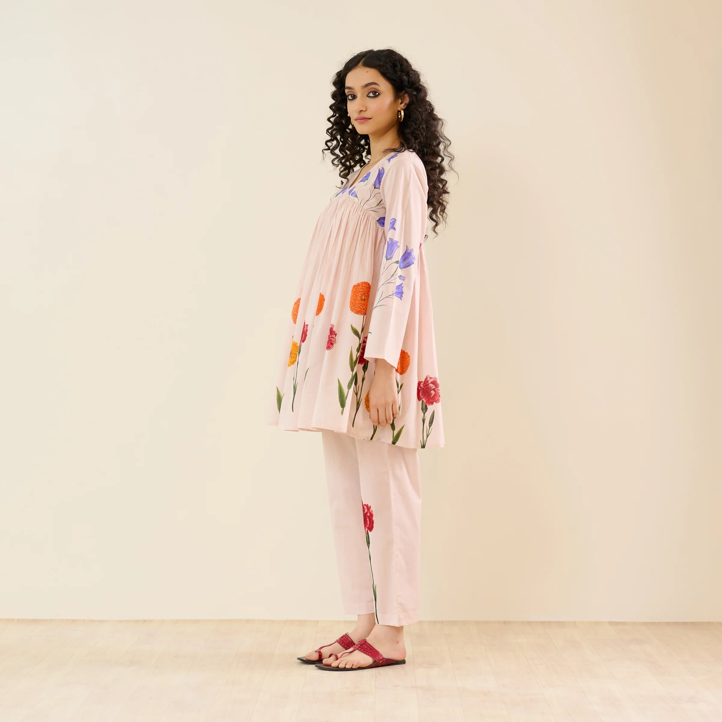 At The Florist's Cotton Co-ord Set - Off White - Image 8