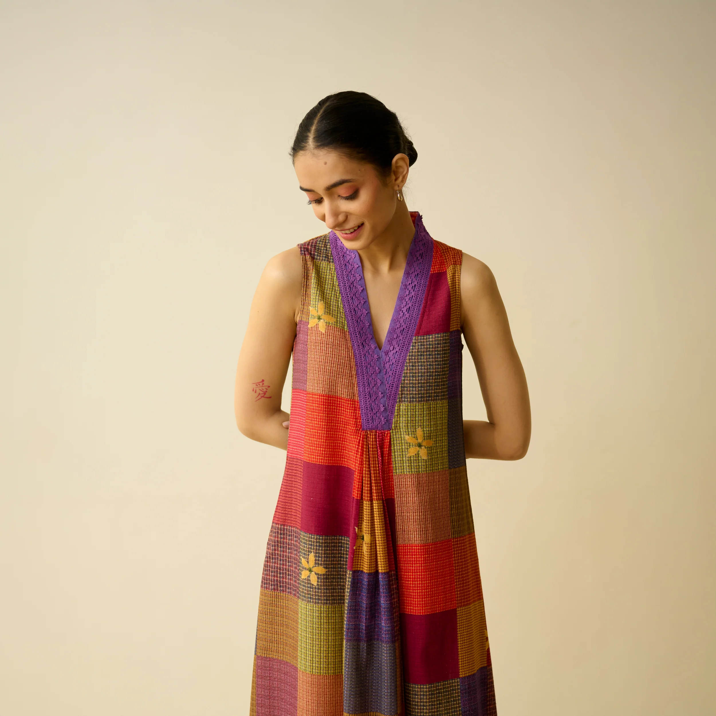 Aurora Loom Fine Slub Cotton Dress - Many Hues - Image 5
