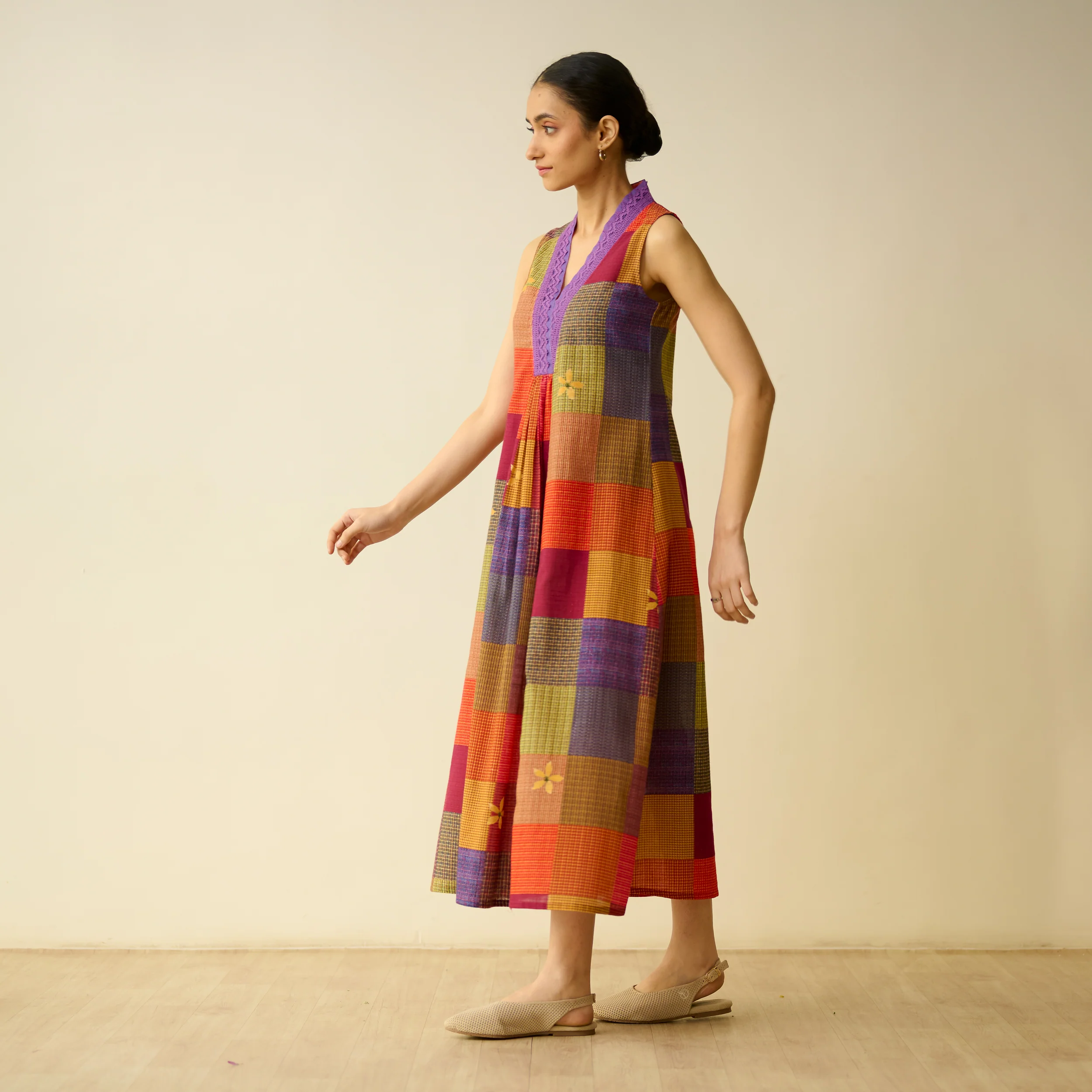 Aurora Loom Fine Slub Cotton Dress - Many Hues - Image 8