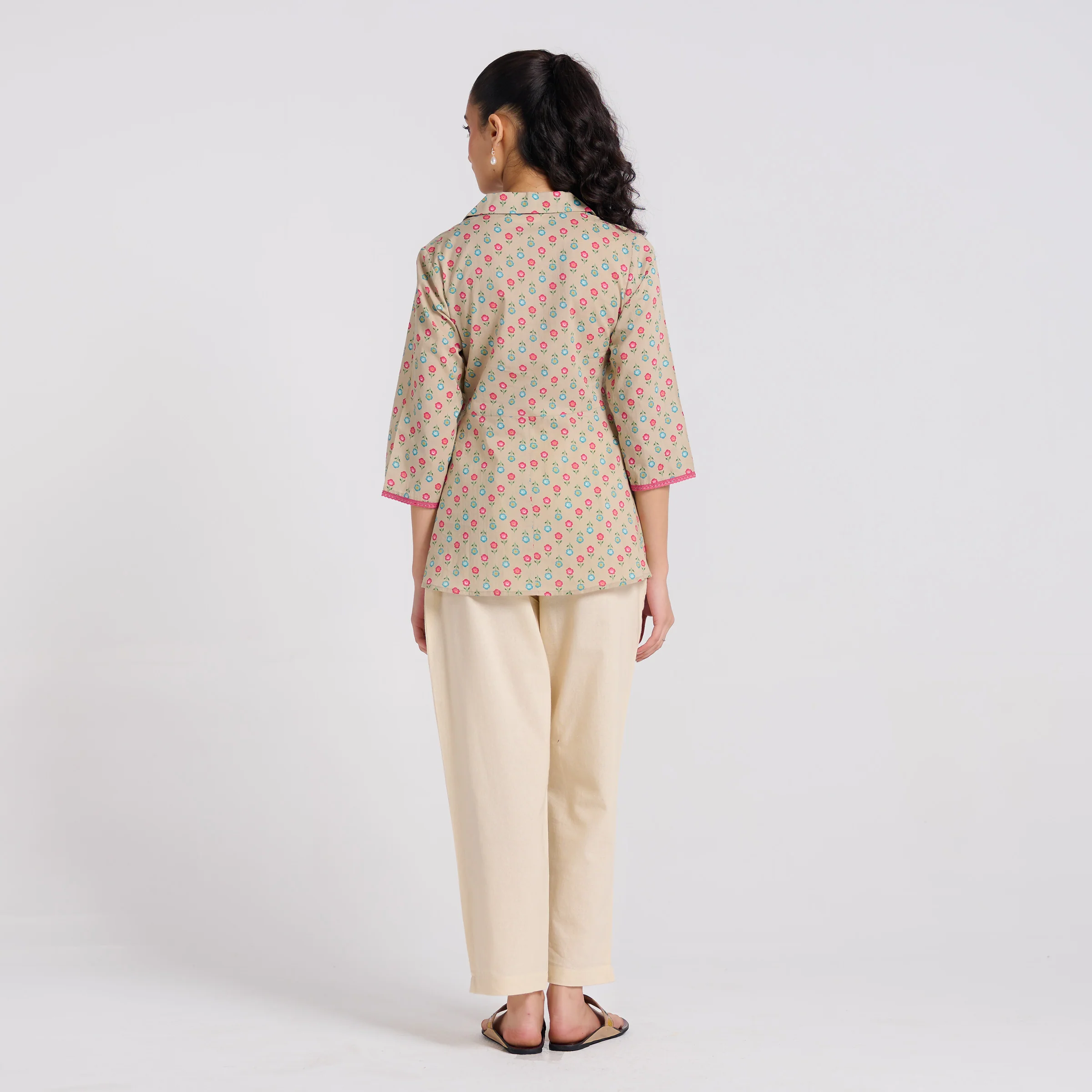 Blooming Sand Cotton Top - Image 7