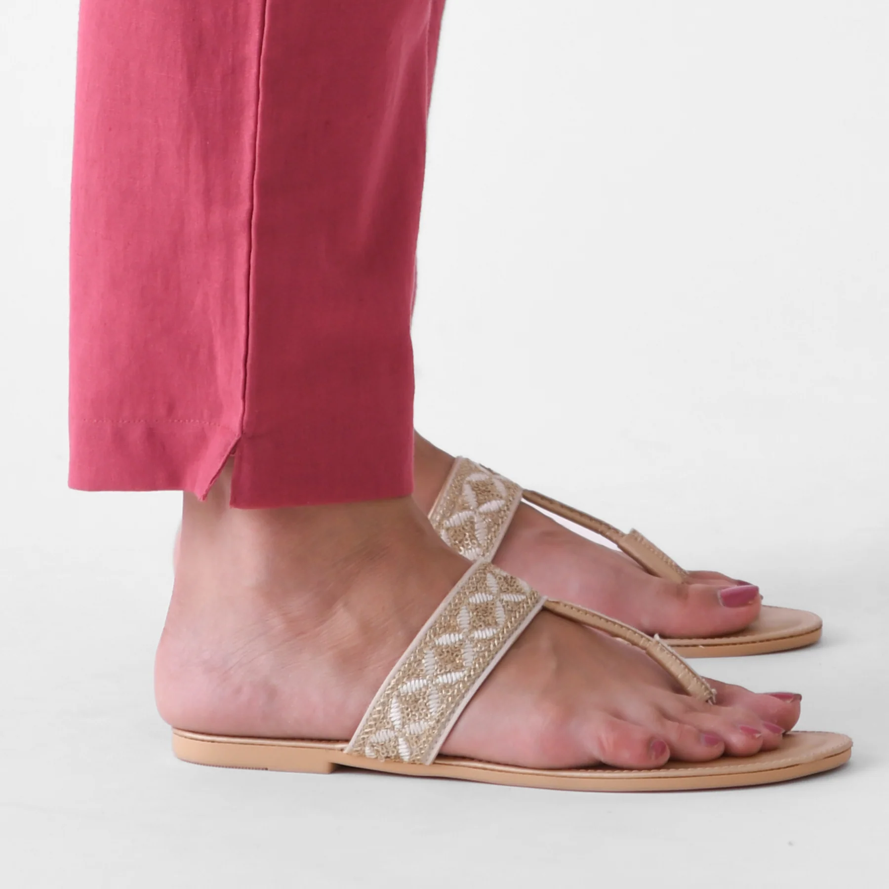 Crimson Cotton AMPM Pants - Image 6