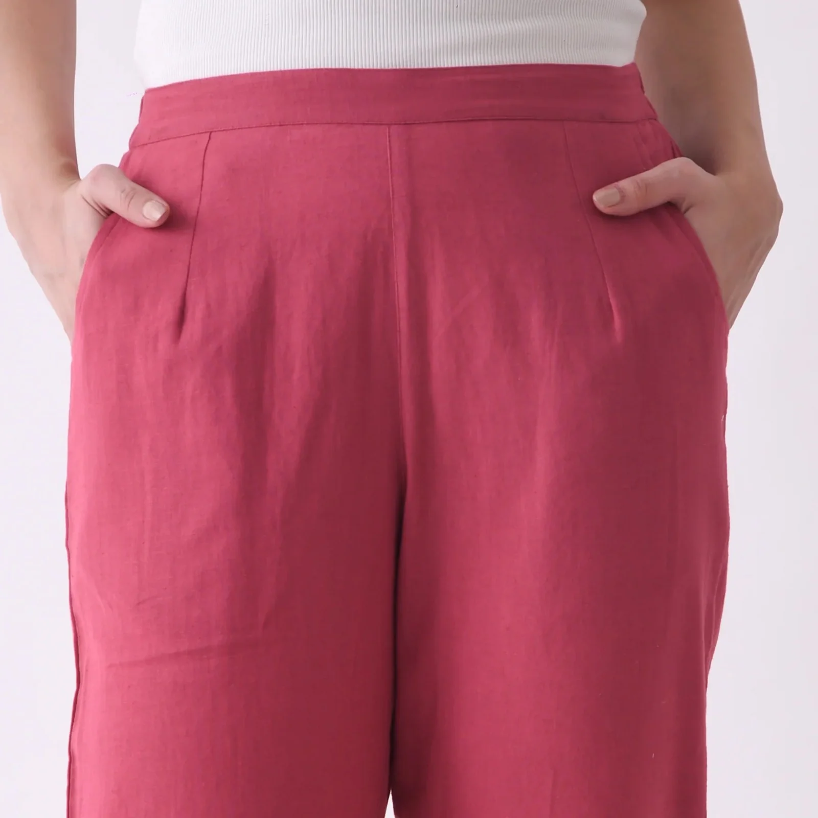 Crimson Cotton AMPM Pants - Image 8