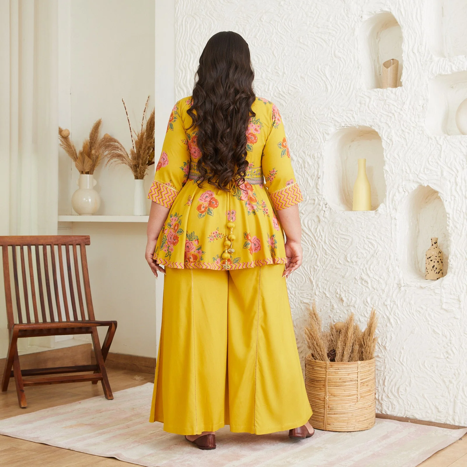 Inaayat Mustard Sharara Set - SOM - Image 7