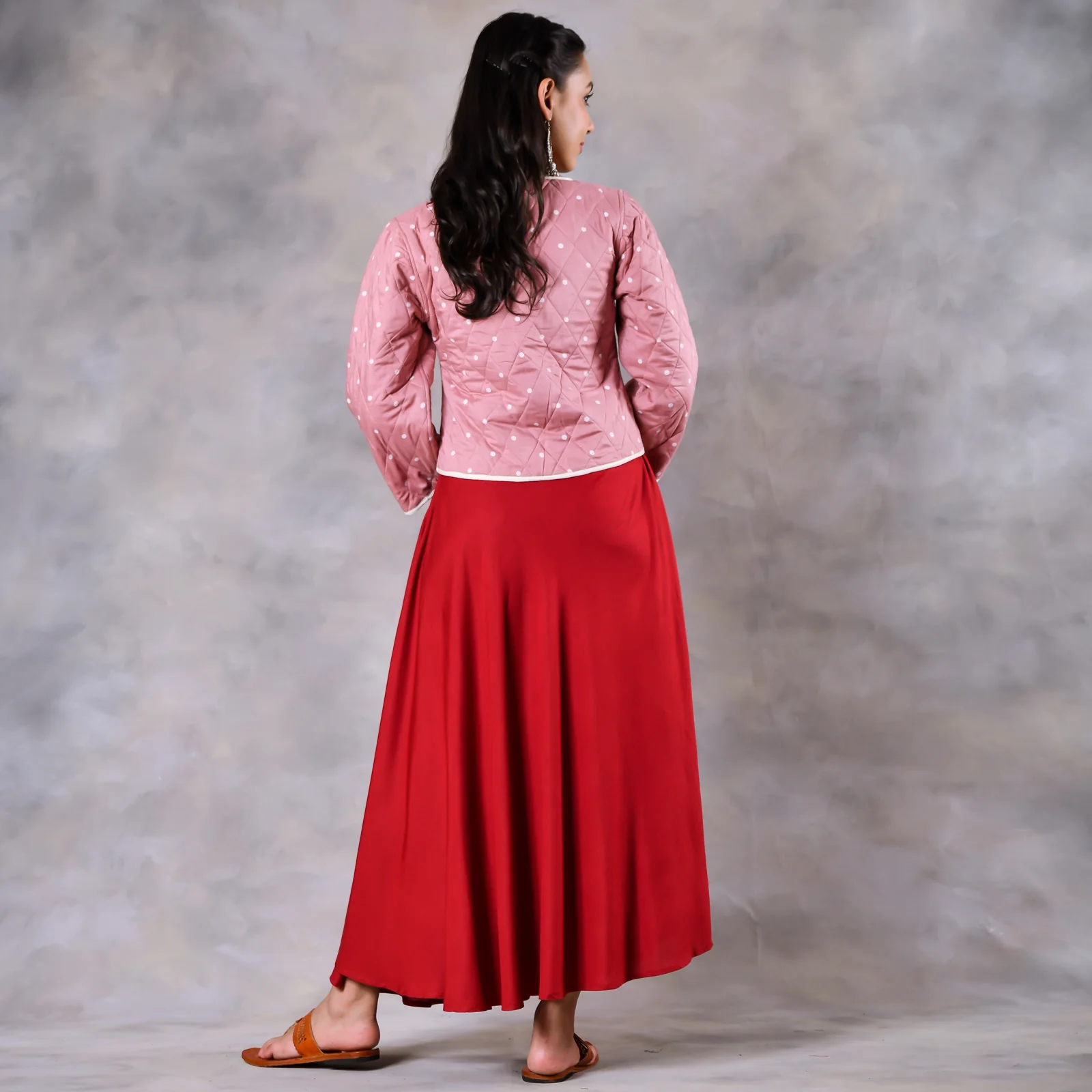 Mimosa Baby Pink Quilted Jacket - Image 7