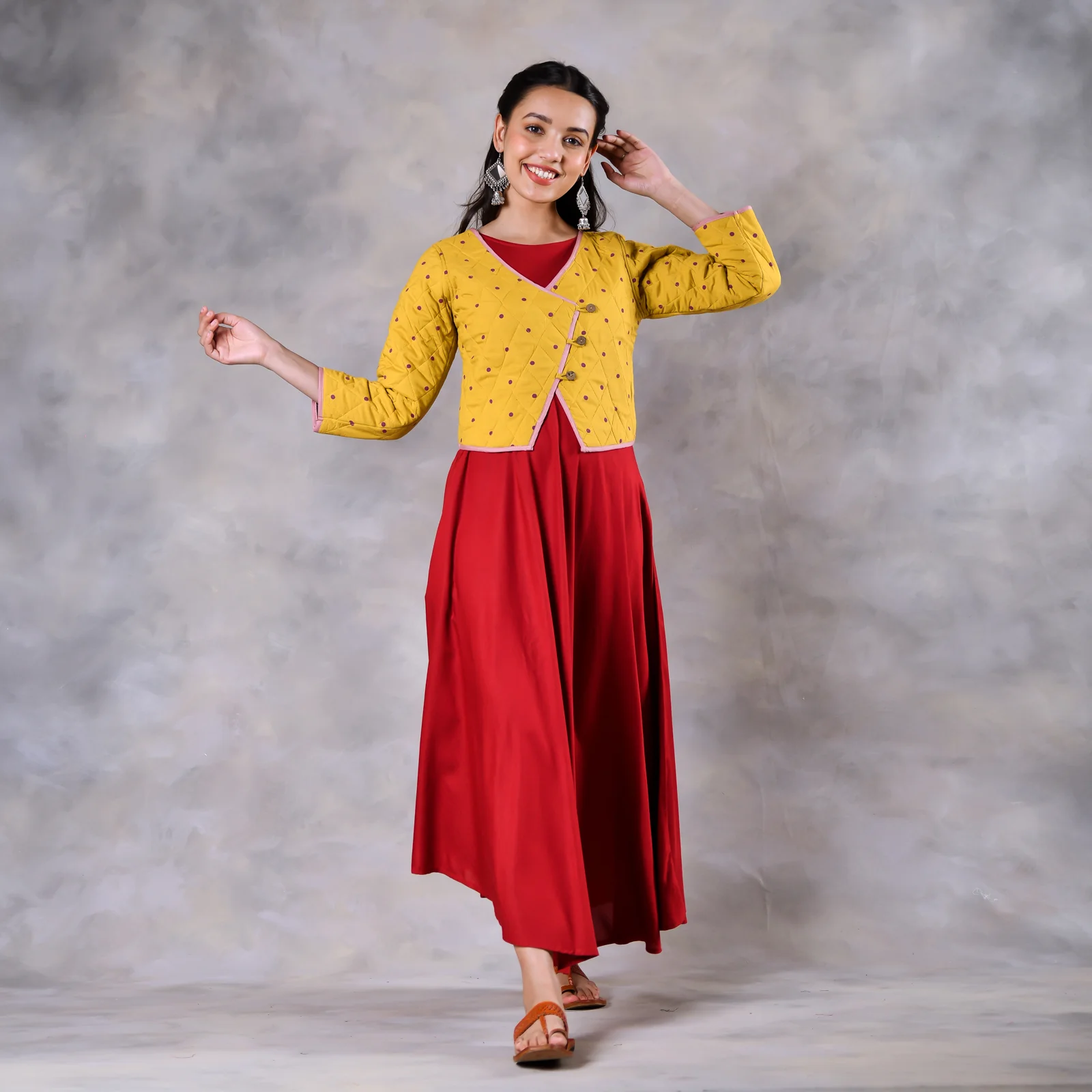 Mimosa Mustard Quilted Jacket - Image 2