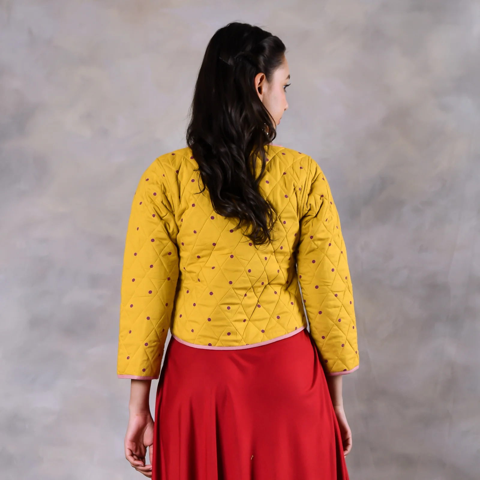 Mimosa Mustard Quilted Jacket - Image 4
