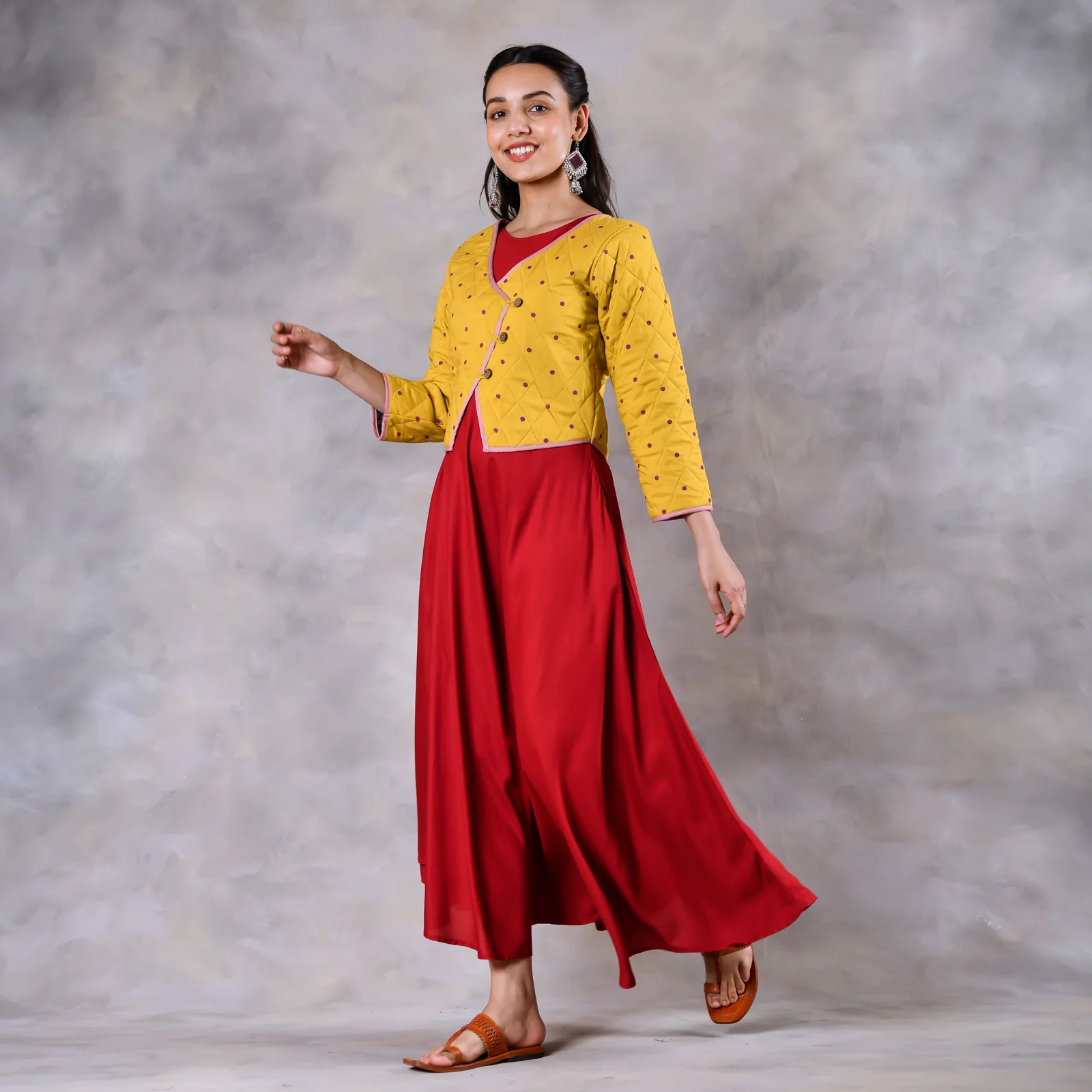 Mimosa Mustard Quilted Jacket - Image 6