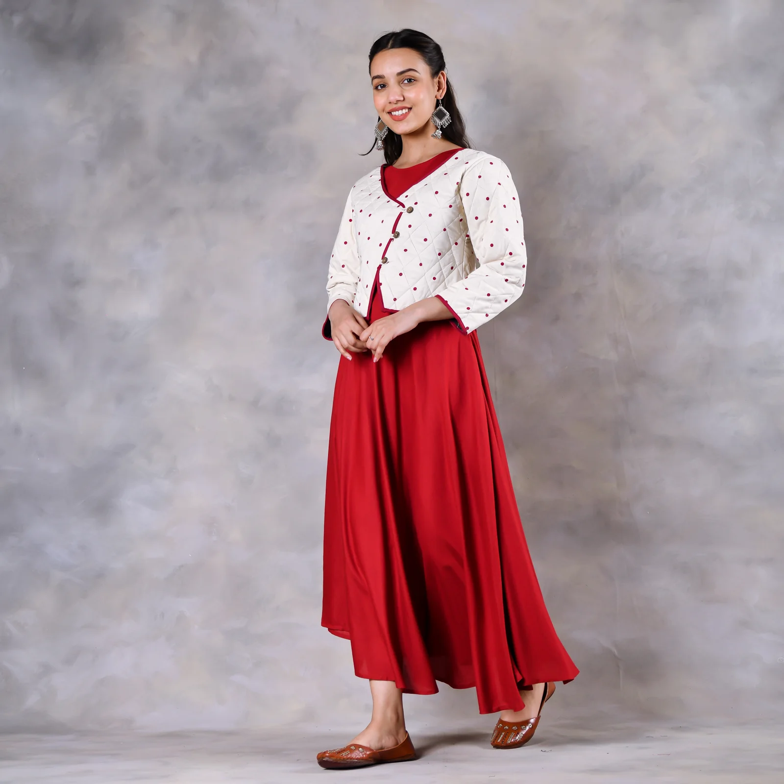 Mimosa Off White Quilted Jacket - Image 5