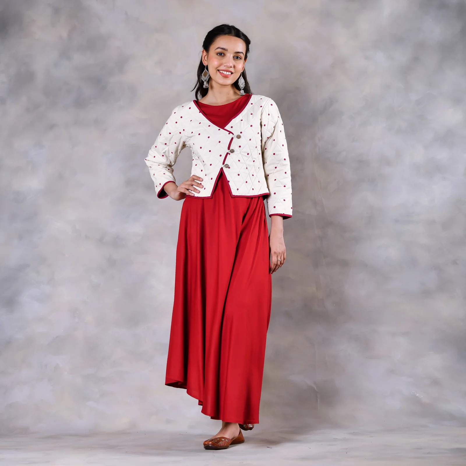 Mimosa Off White Quilted Jacket - Image 7