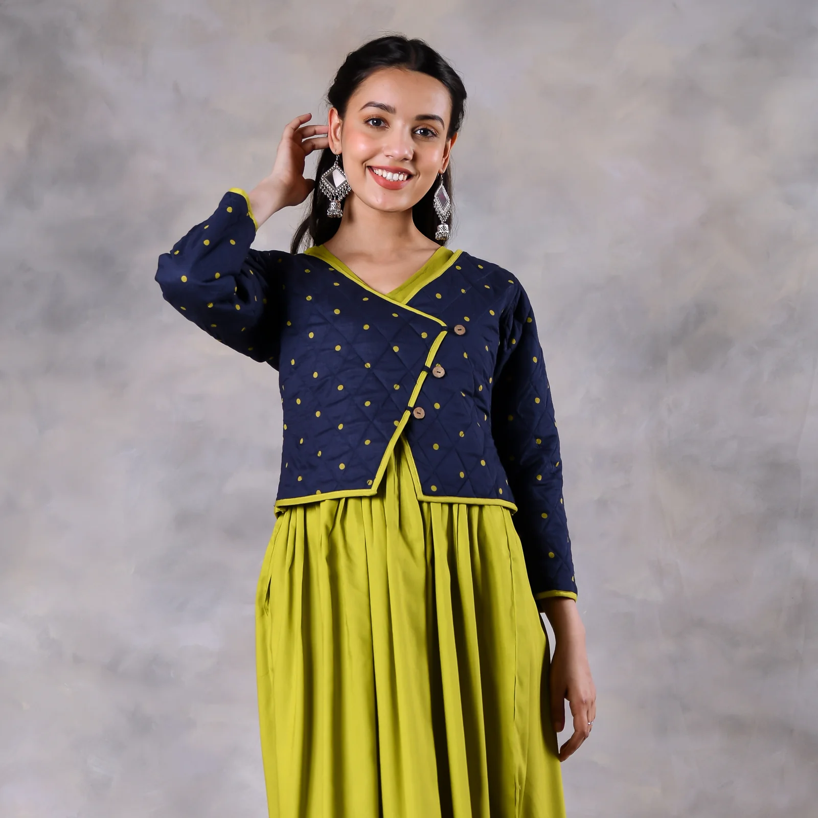 Mimosa Space Blue Quilted Jacket - Image 7