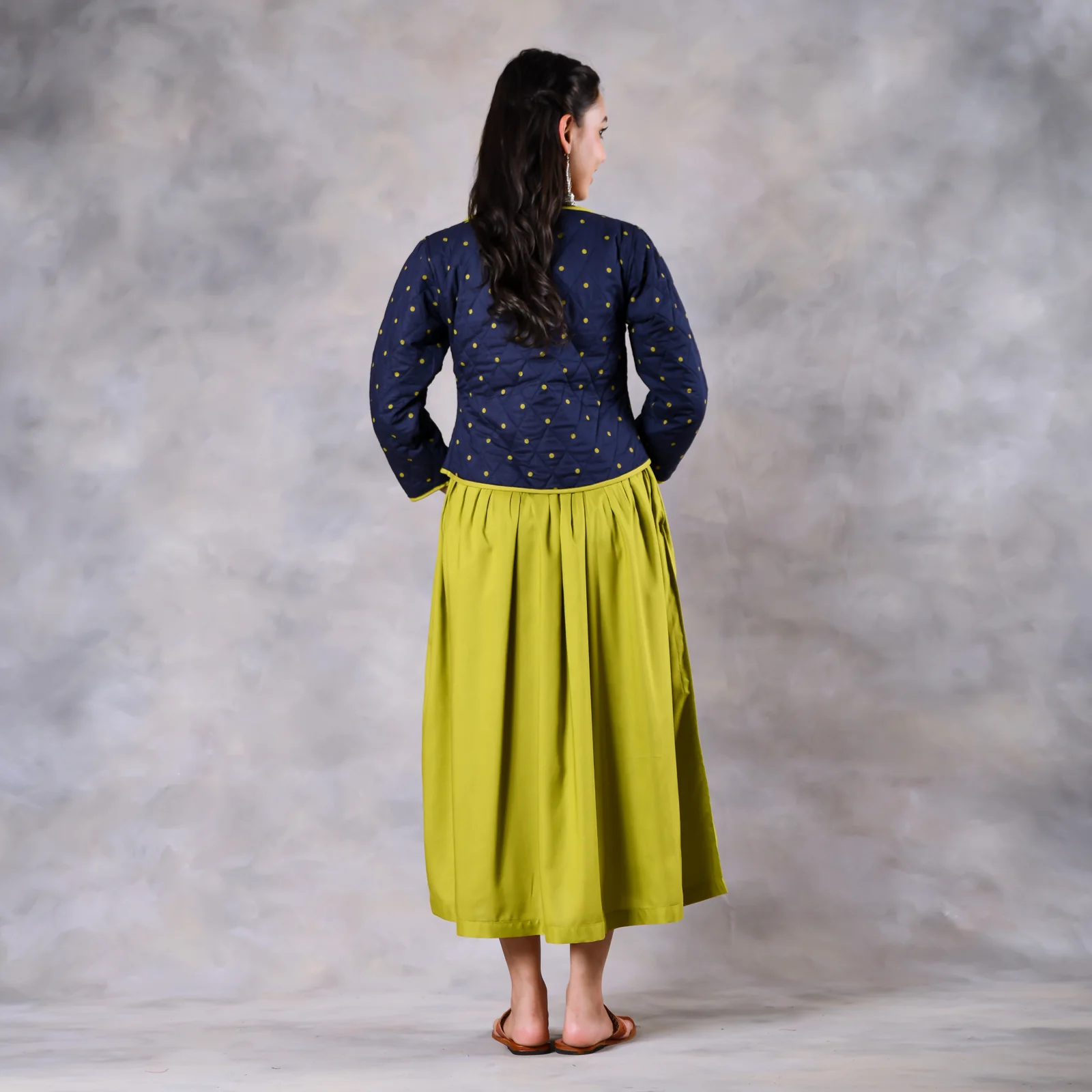 Mimosa Space Blue Quilted Jacket - Image 8