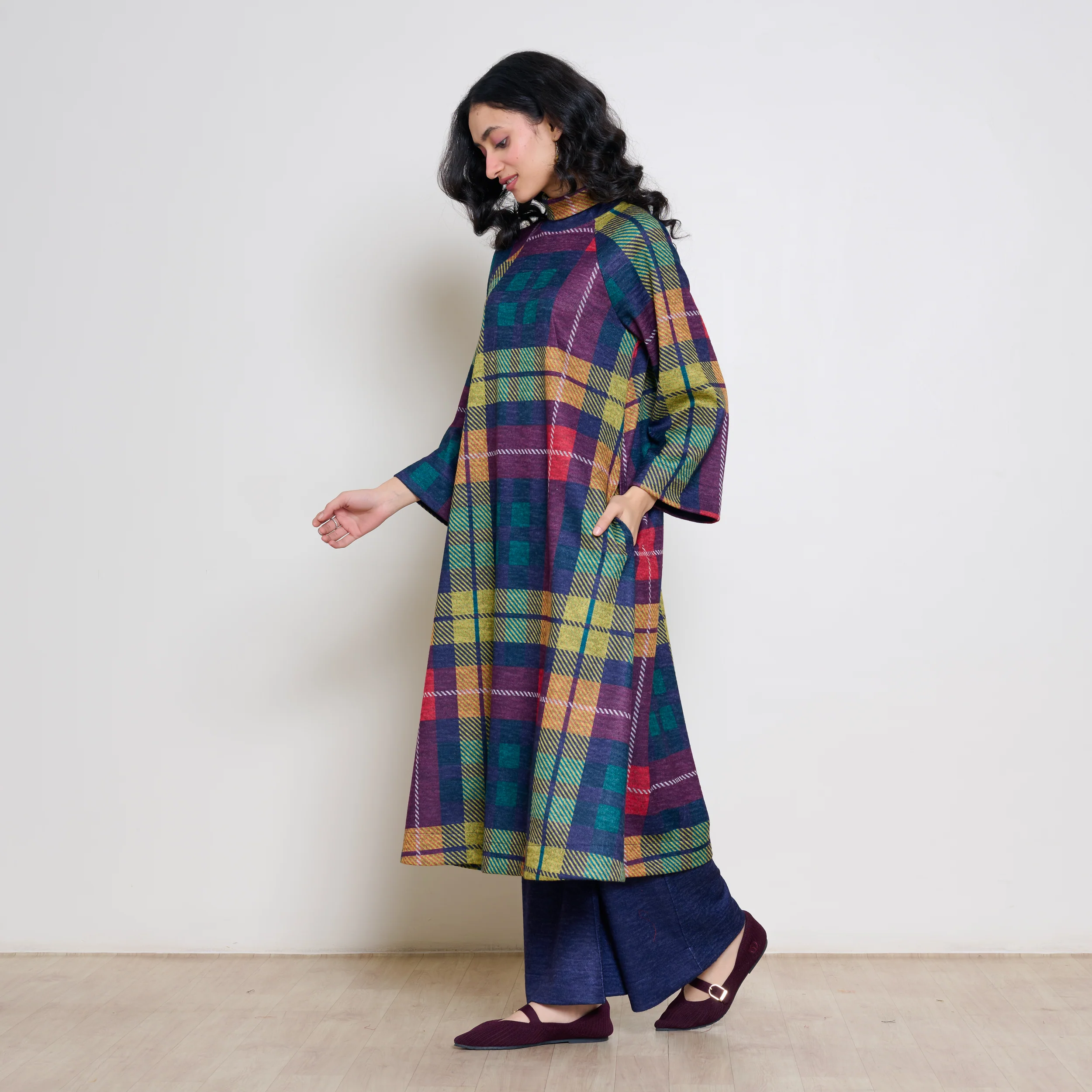 Notebook Woollen Kurta - Multicolour - Image 8