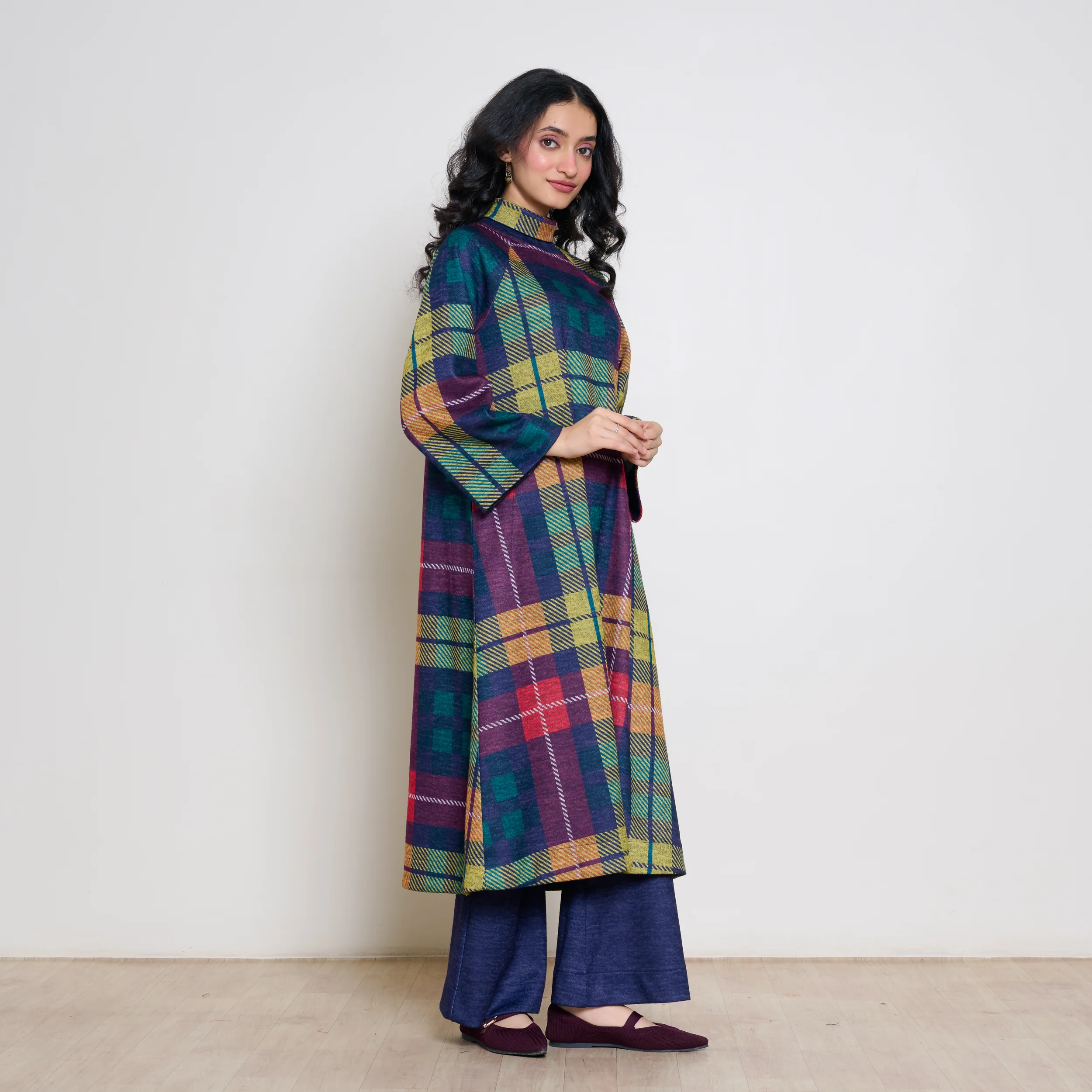 Notebook Woollen Kurta - Multicolour - Image 9