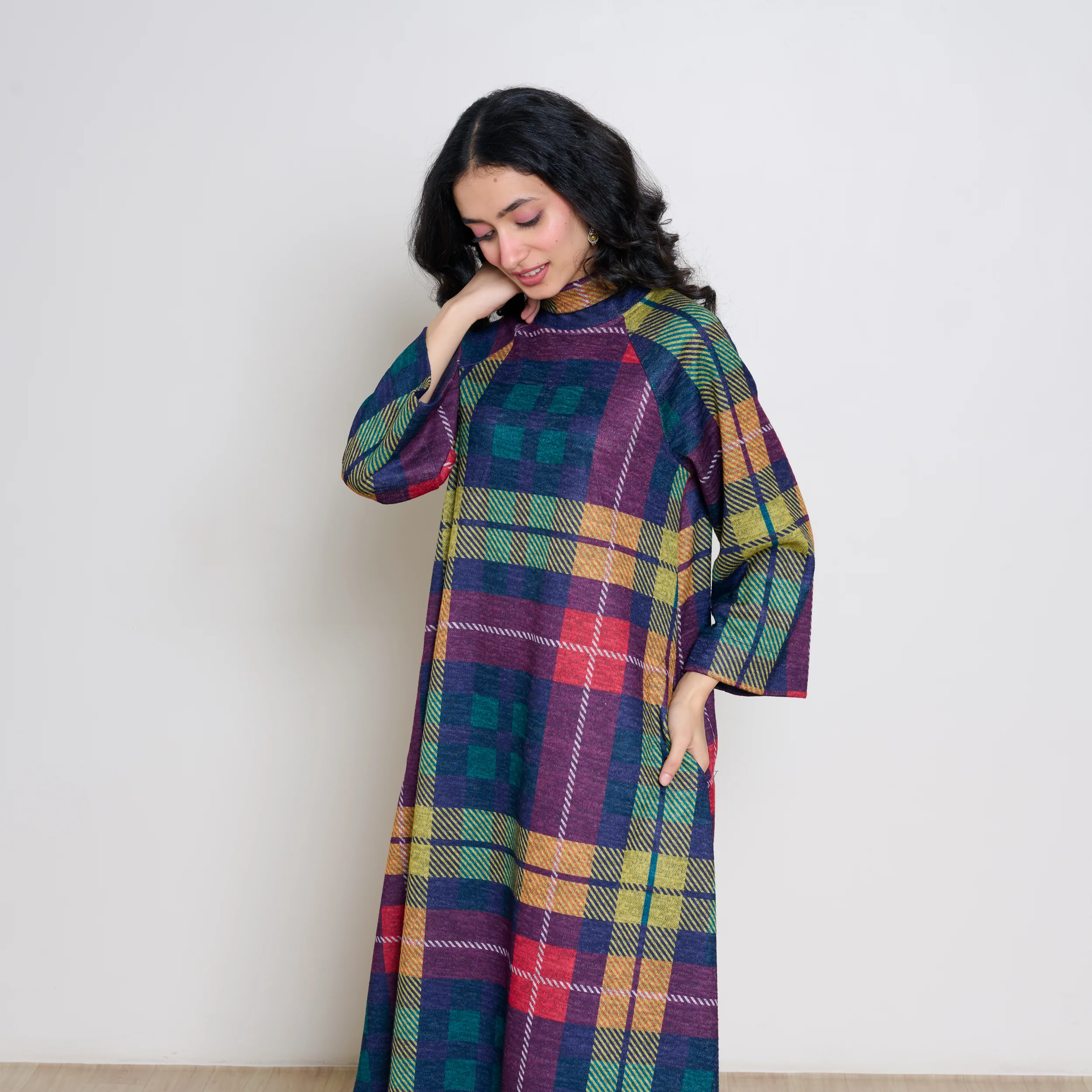 Notebook Woollen Kurta Set - Multicolour - Image 5