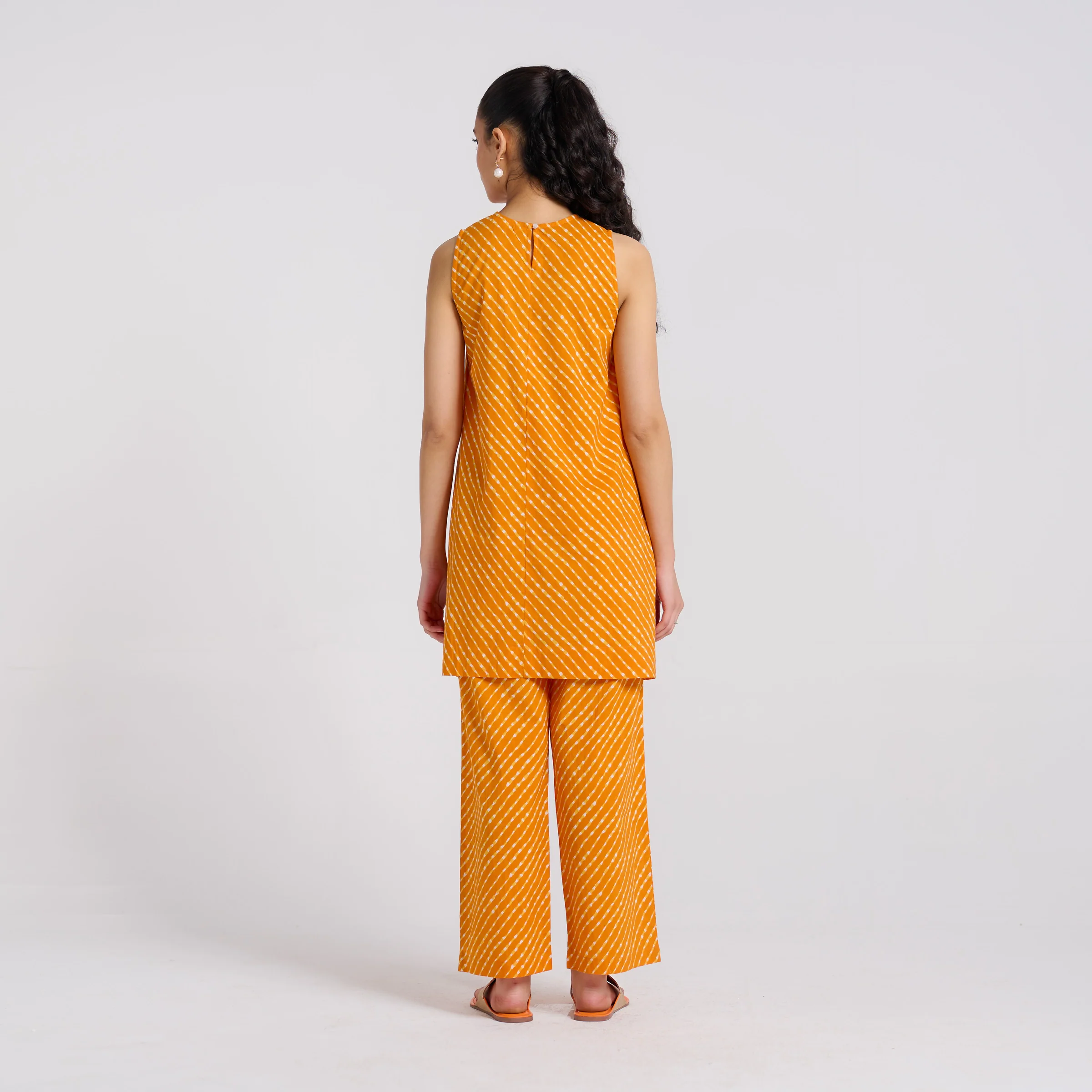 Orange Pure Cotton Co-ord Set - Image 7