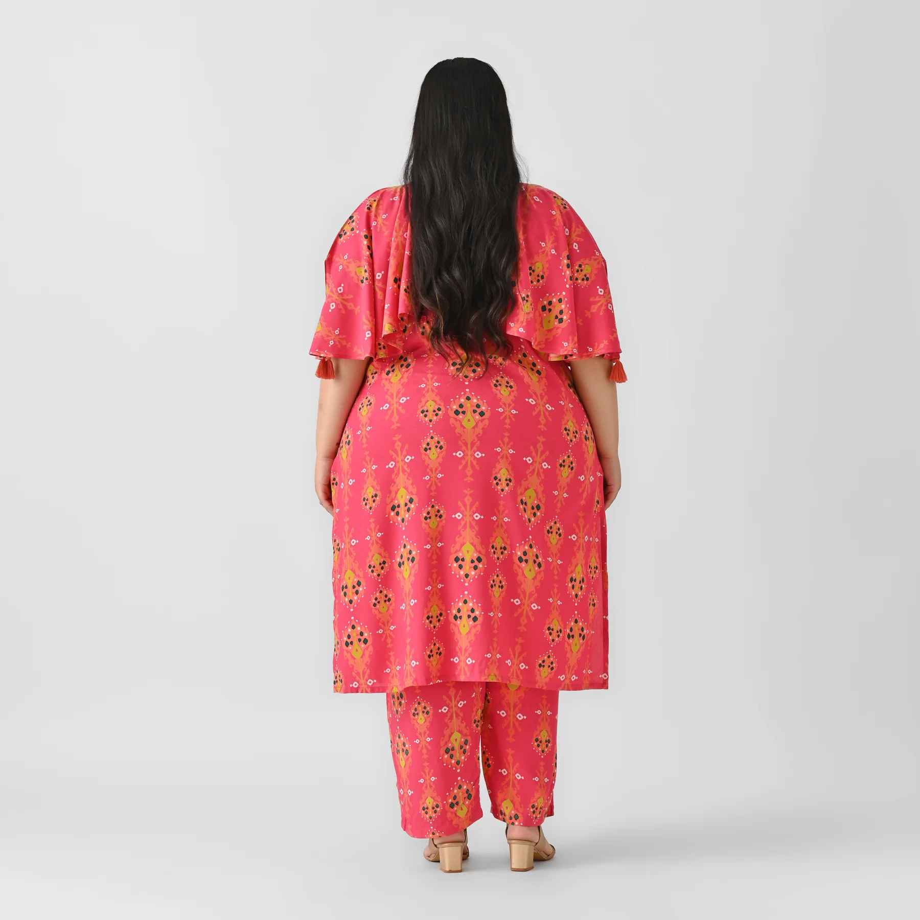 Pink Co-ord Set with Embroidery Details - SOM - Image 4