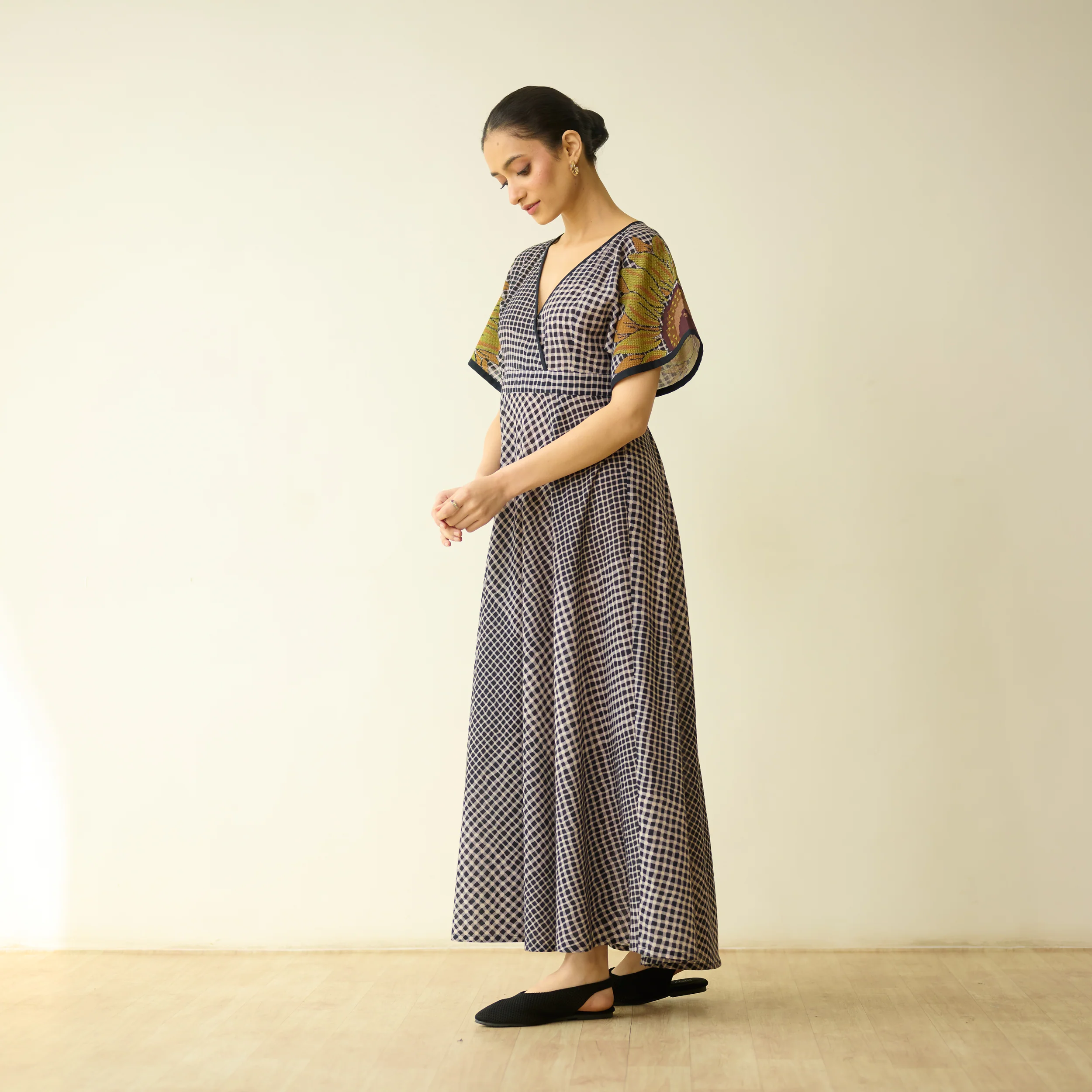 Sunday Slub Cotton Maxi Dress - Charcoal - Image 8