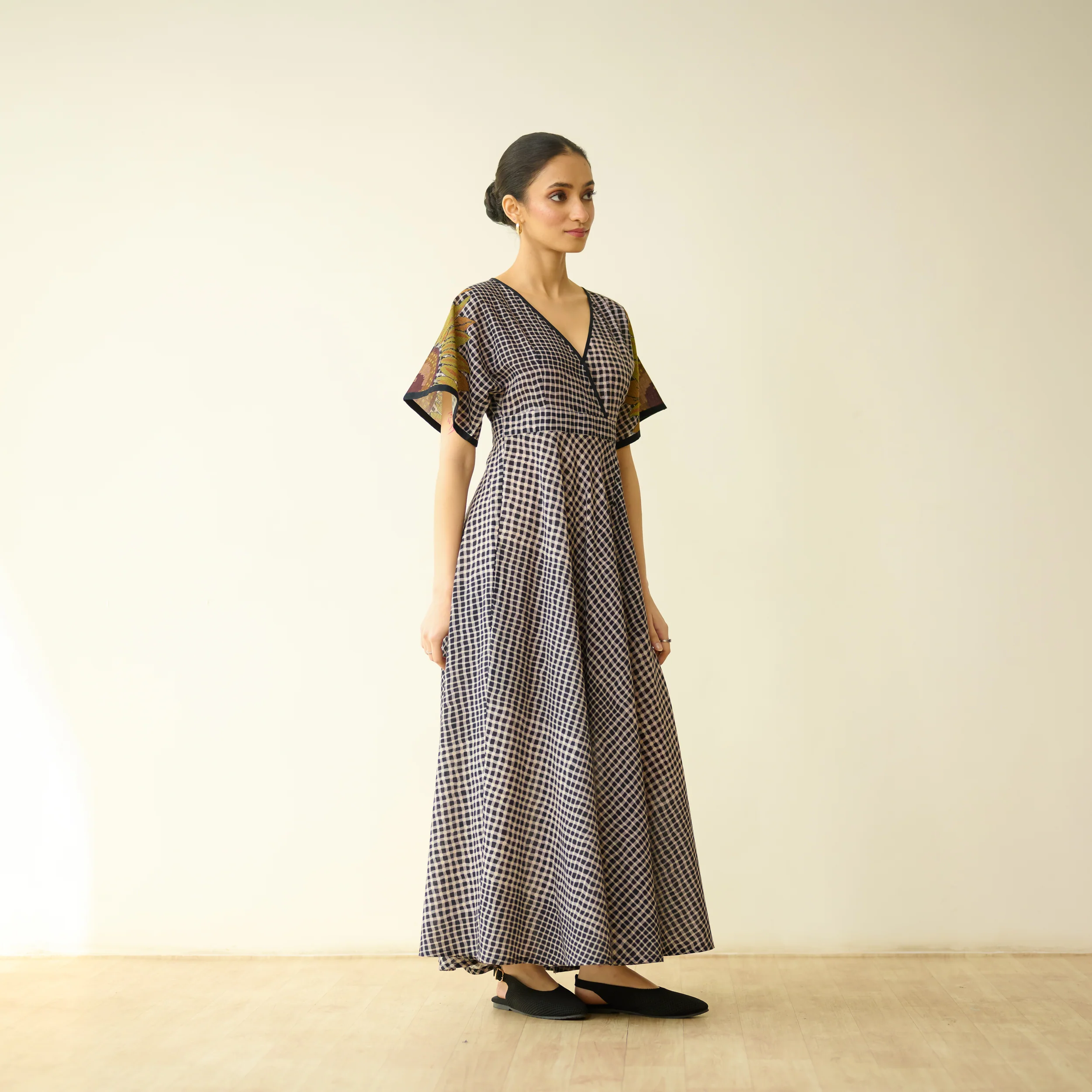 Sunday Slub Cotton Maxi Dress - Charcoal - Image 9