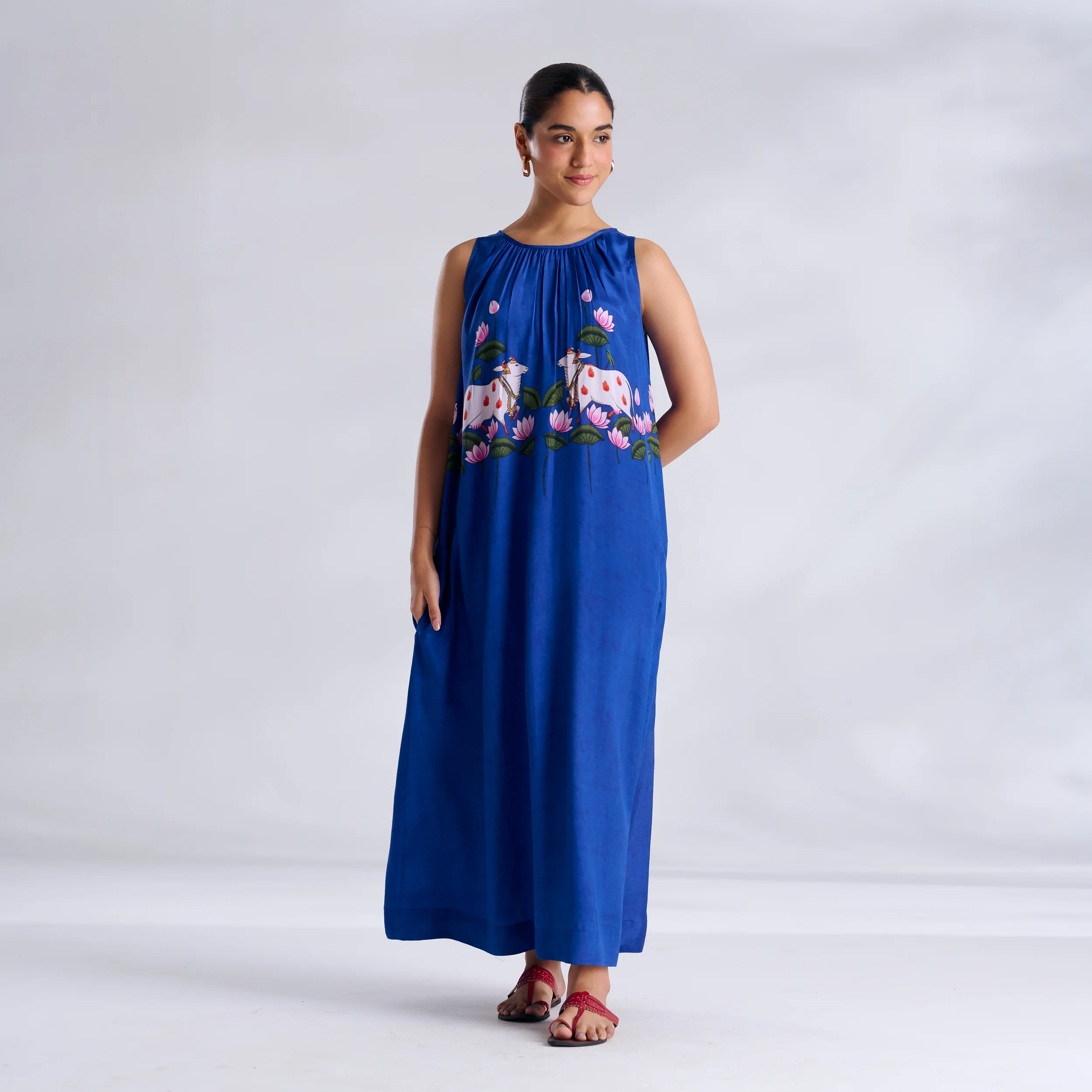 Surbhi Shantoon Maxi Dress - Royal Blue - Image 3