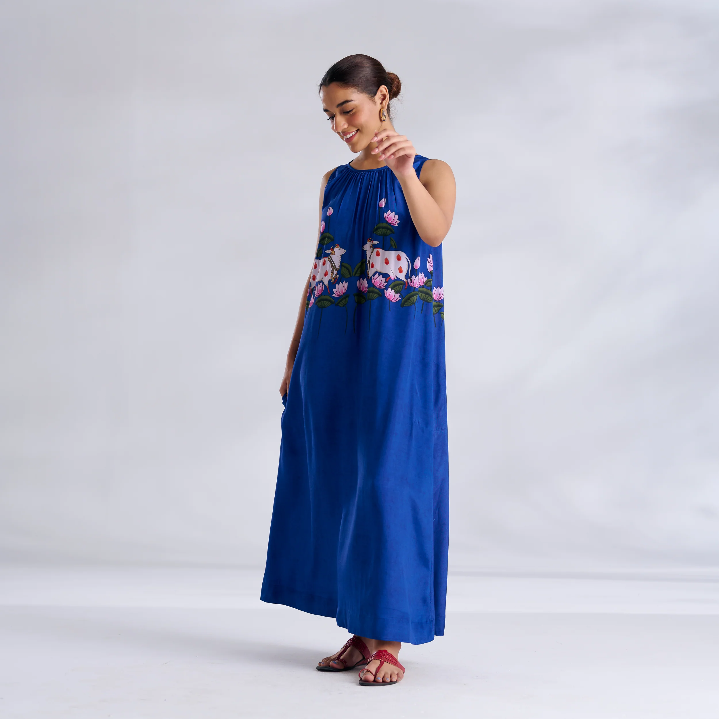 Surbhi Shantoon Maxi Dress - Royal Blue - Image 9