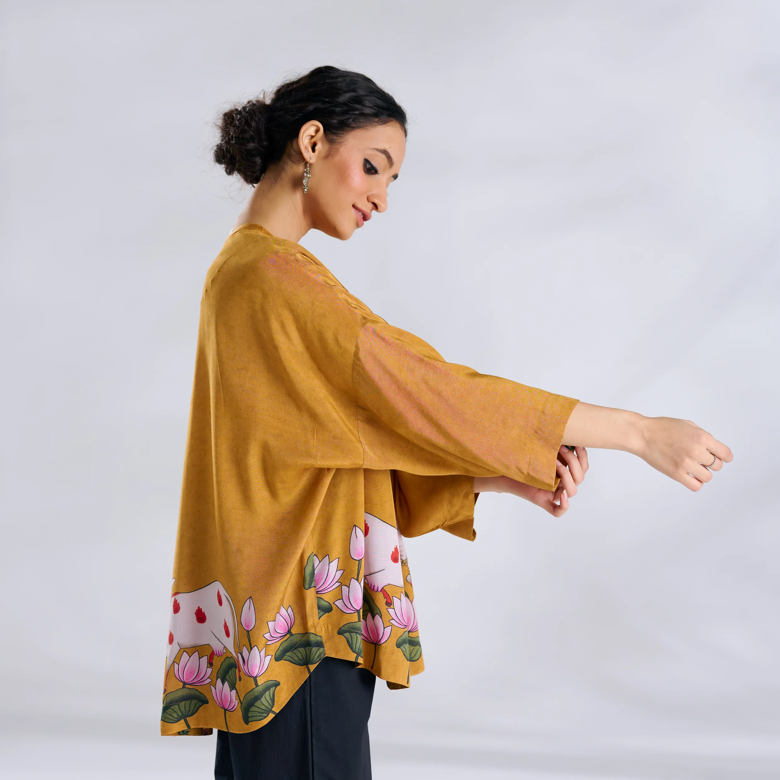 Surbhi Shantoon Shirt - Golden Yellow - Image 3