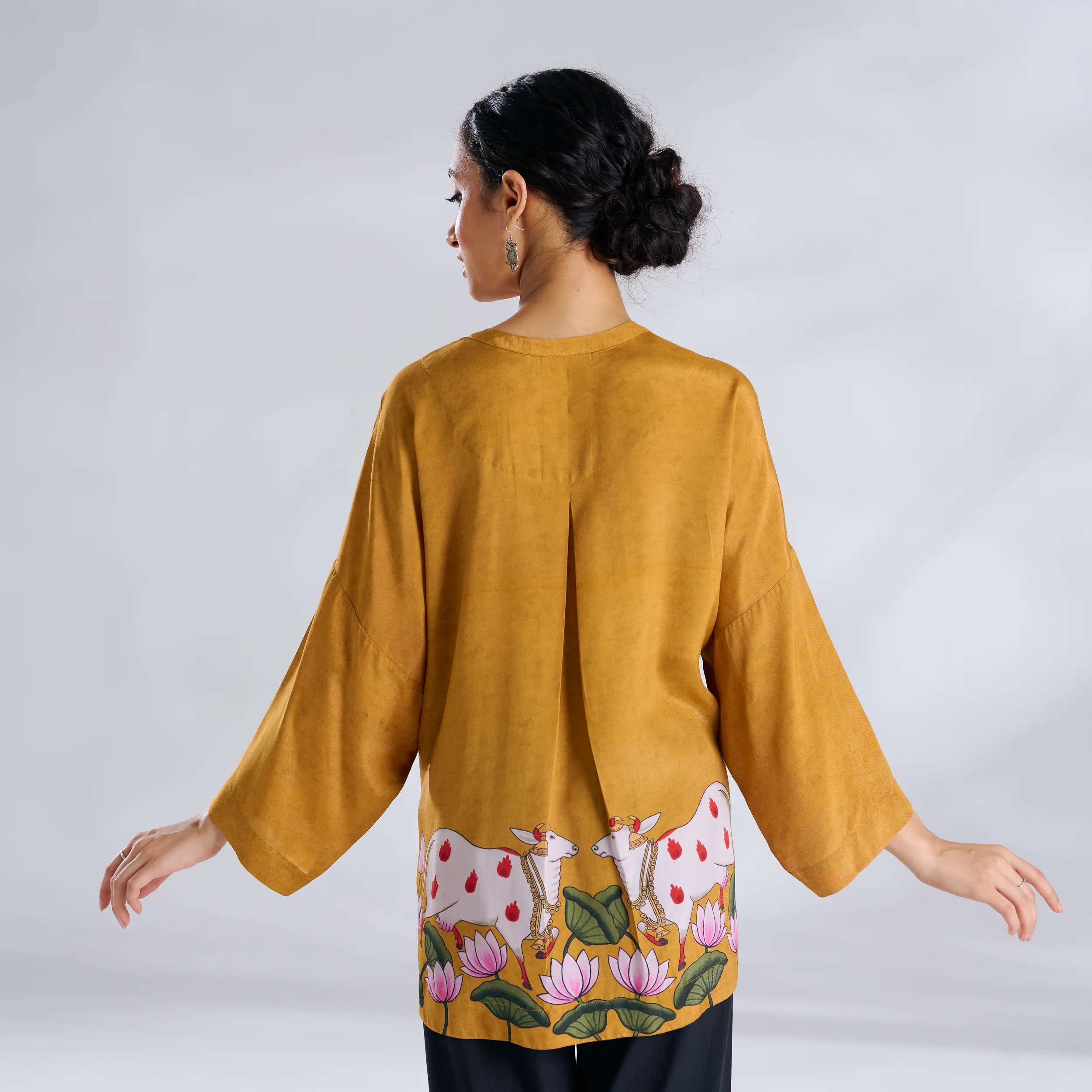 Surbhi Shantoon Shirt - Golden Yellow - Image 6