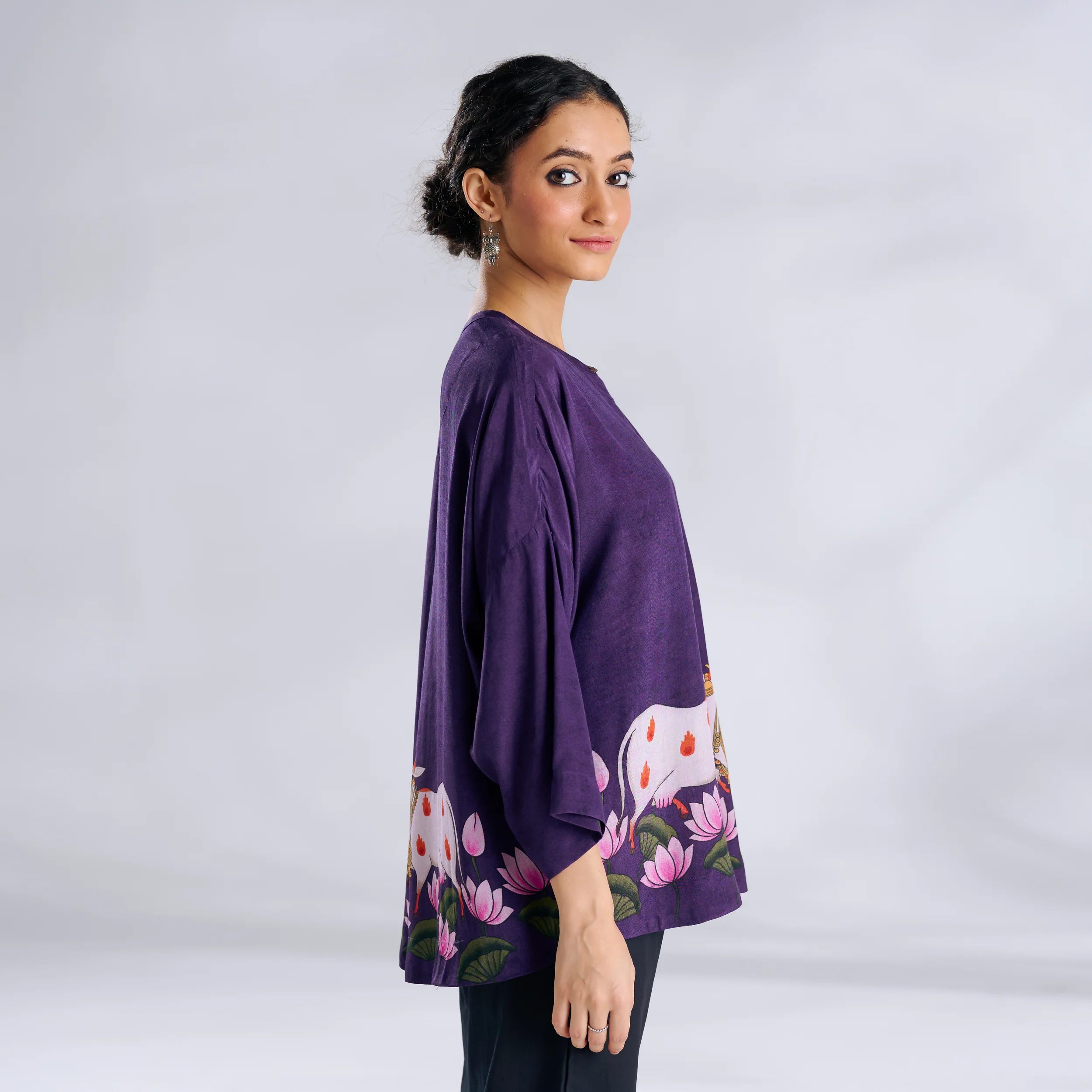Surbhi Shantoon Shirt - Violet - Image 10