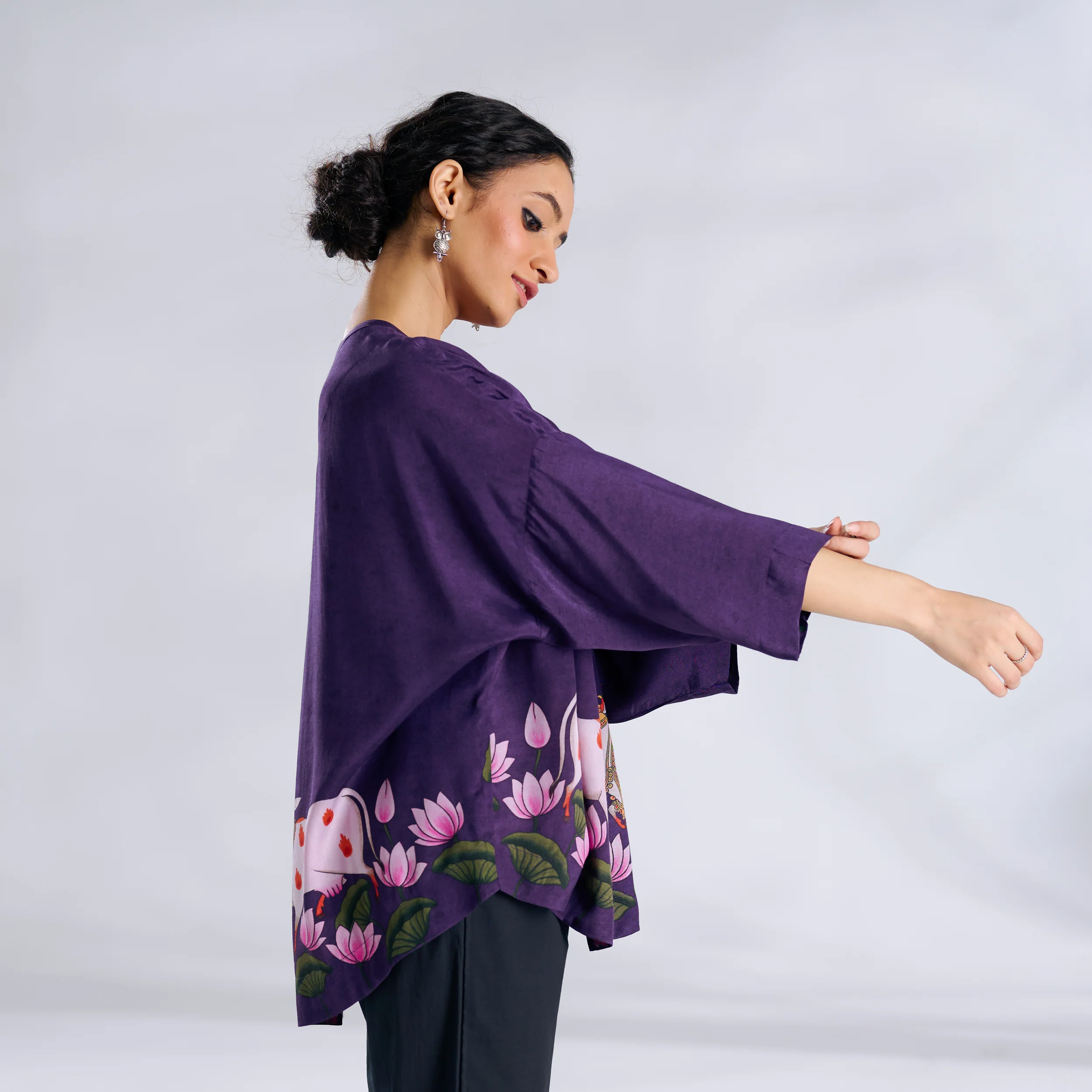 Surbhi Shantoon Shirt - Violet - Image 4