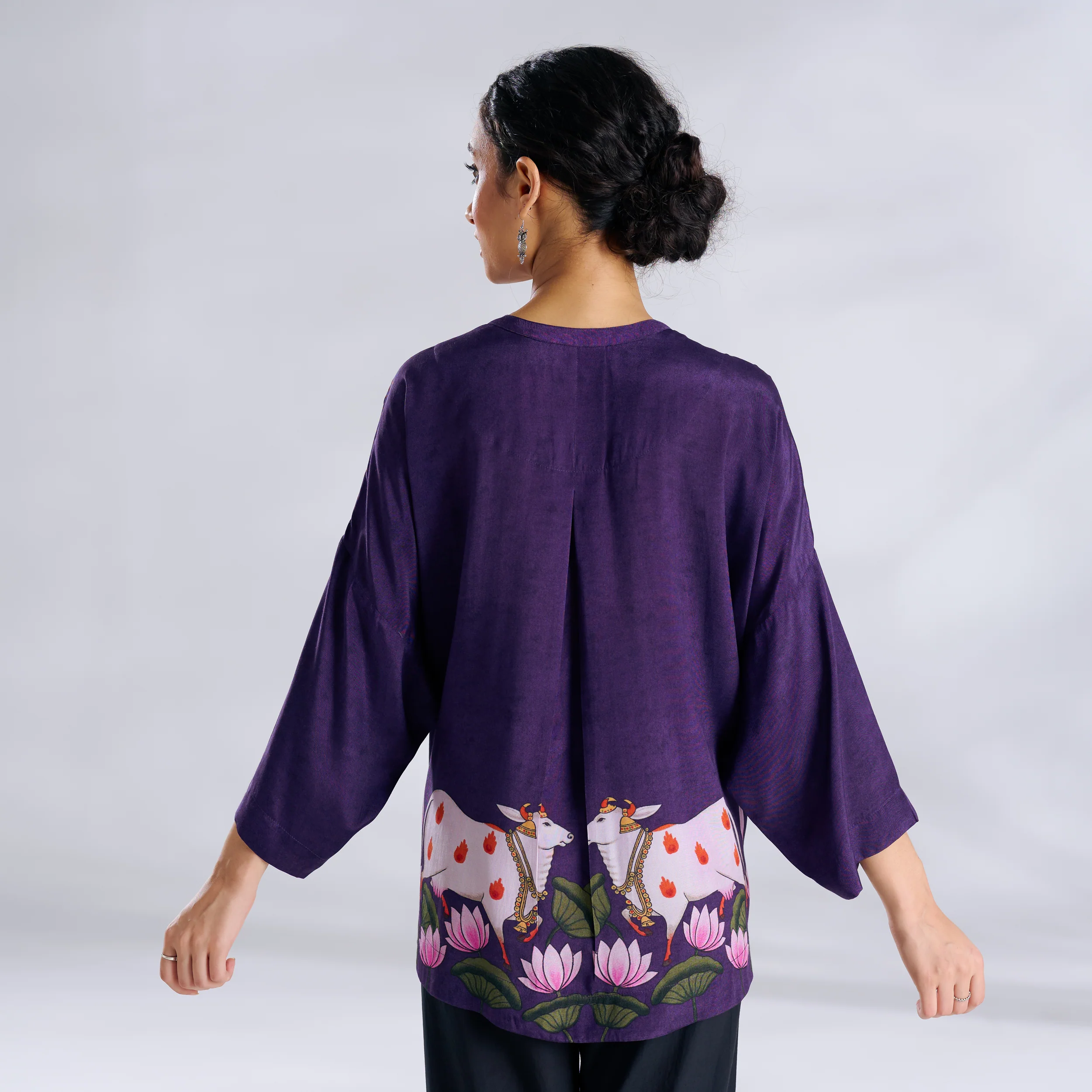 Surbhi Shantoon Shirt - Violet - Image 6
