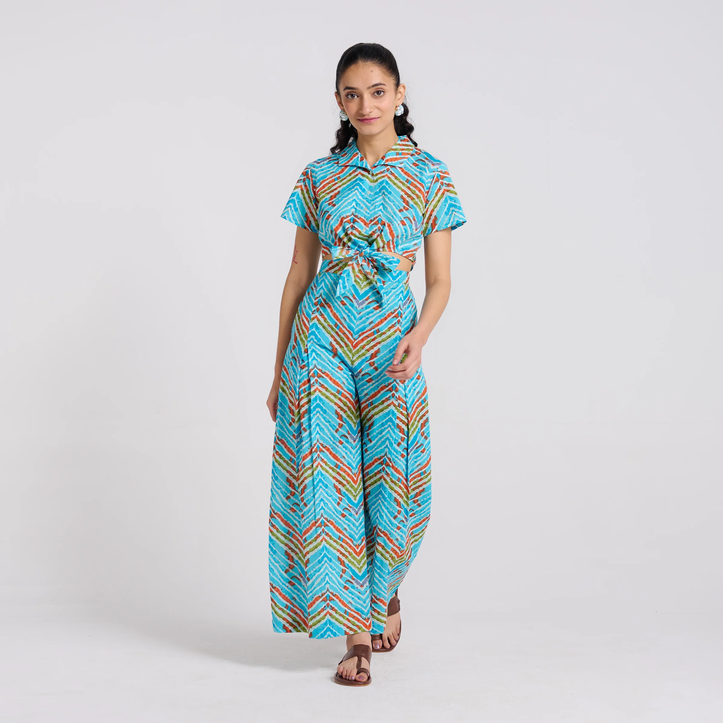 Tropical Knot Cotton Co-ord Set - Image 4