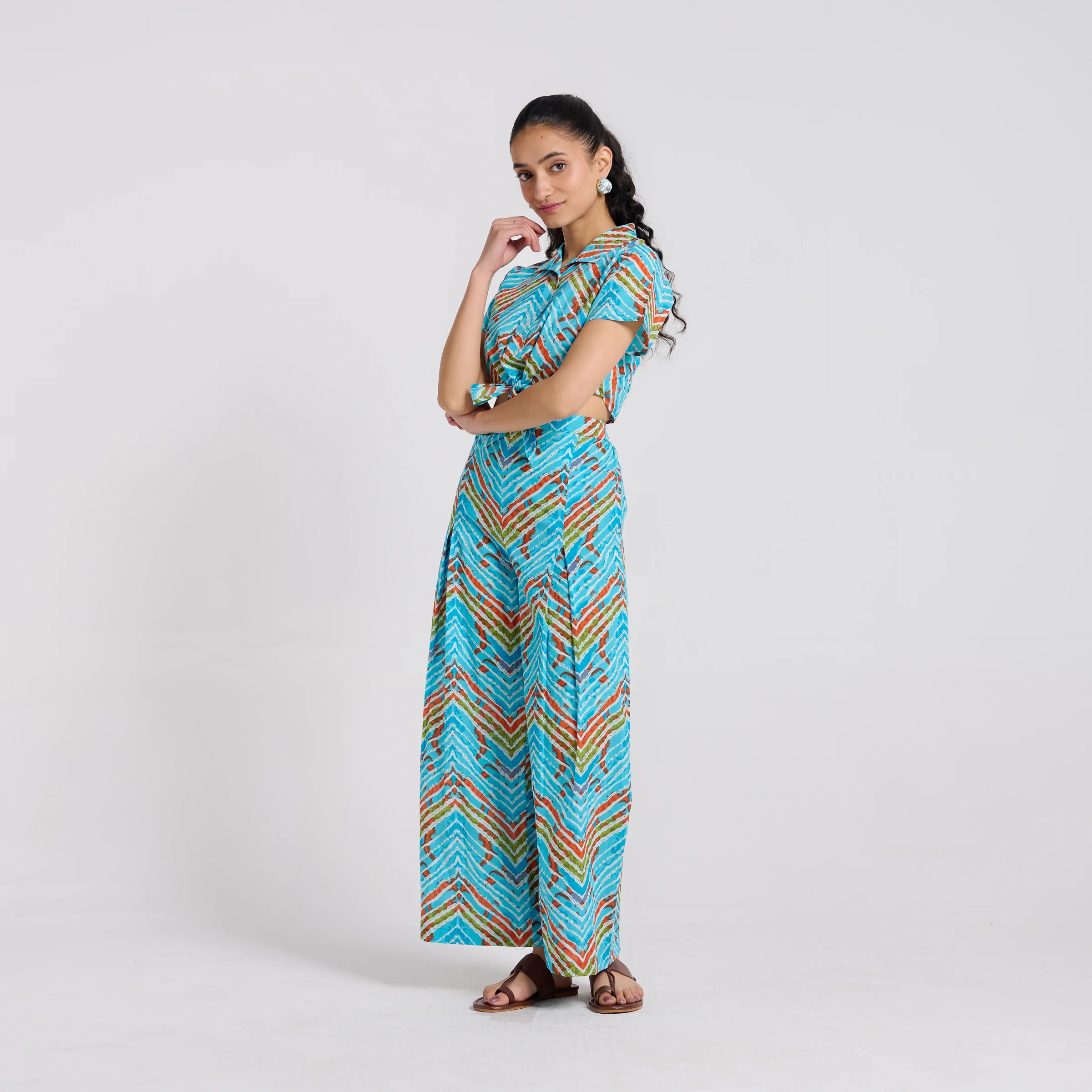 Tropical Knot Cotton Co-ord Set - Image 6