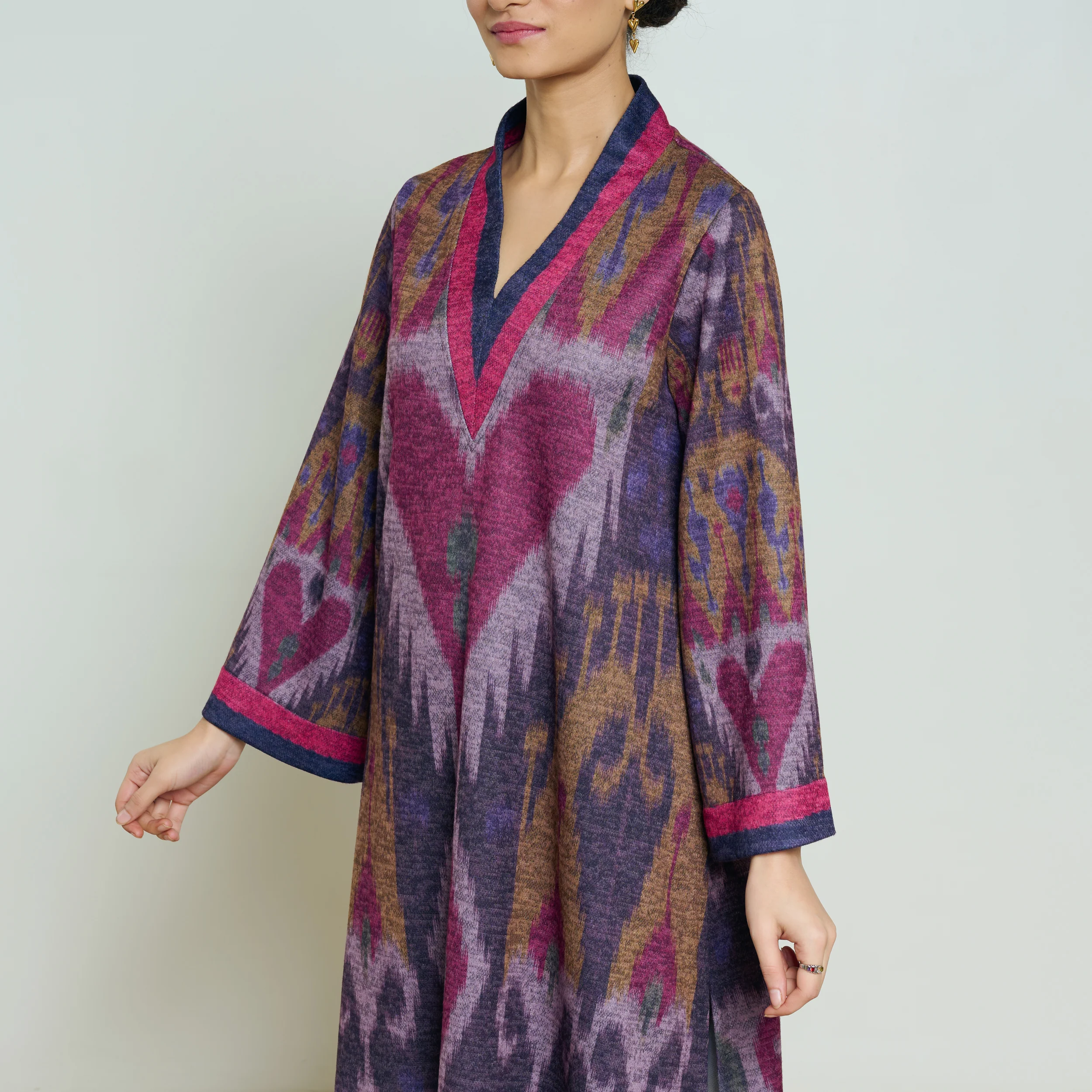 Wild Heart Woollen Coord Set - Multicolour - Image 3