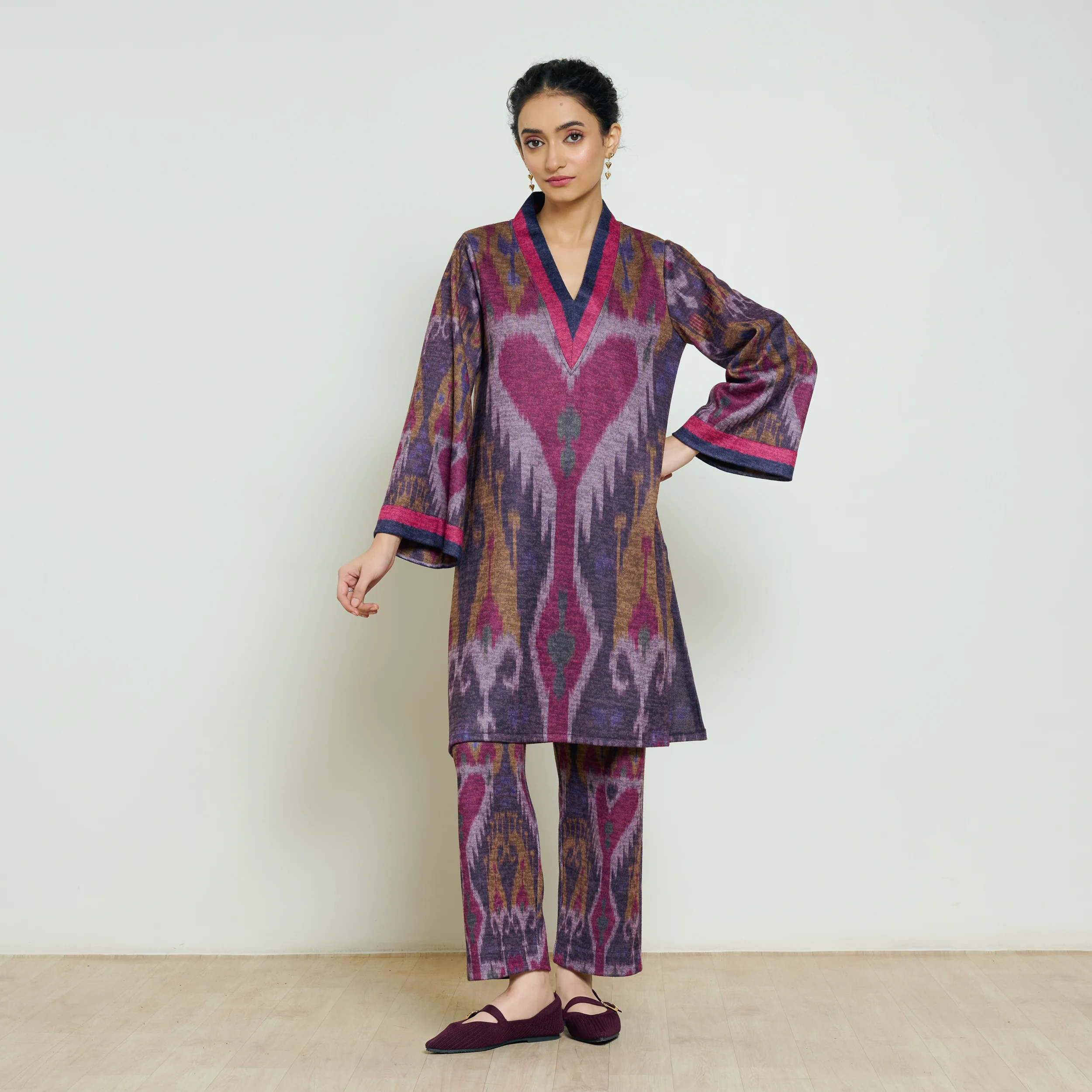 Wild Heart Woollen Coord Set - Multicolour - Image 5