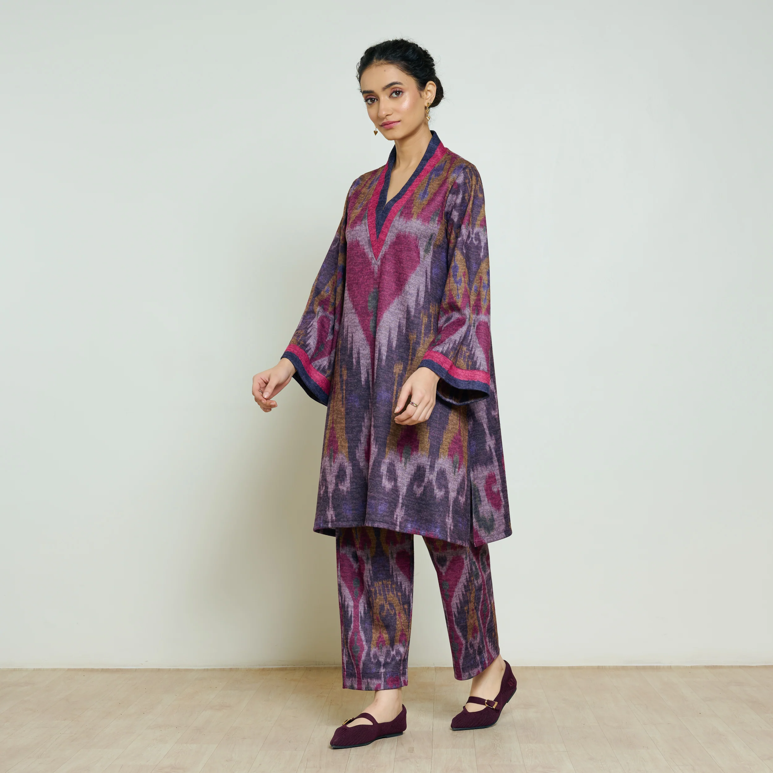 Wild Heart Woollen Coord Set - Multicolour - Image 6