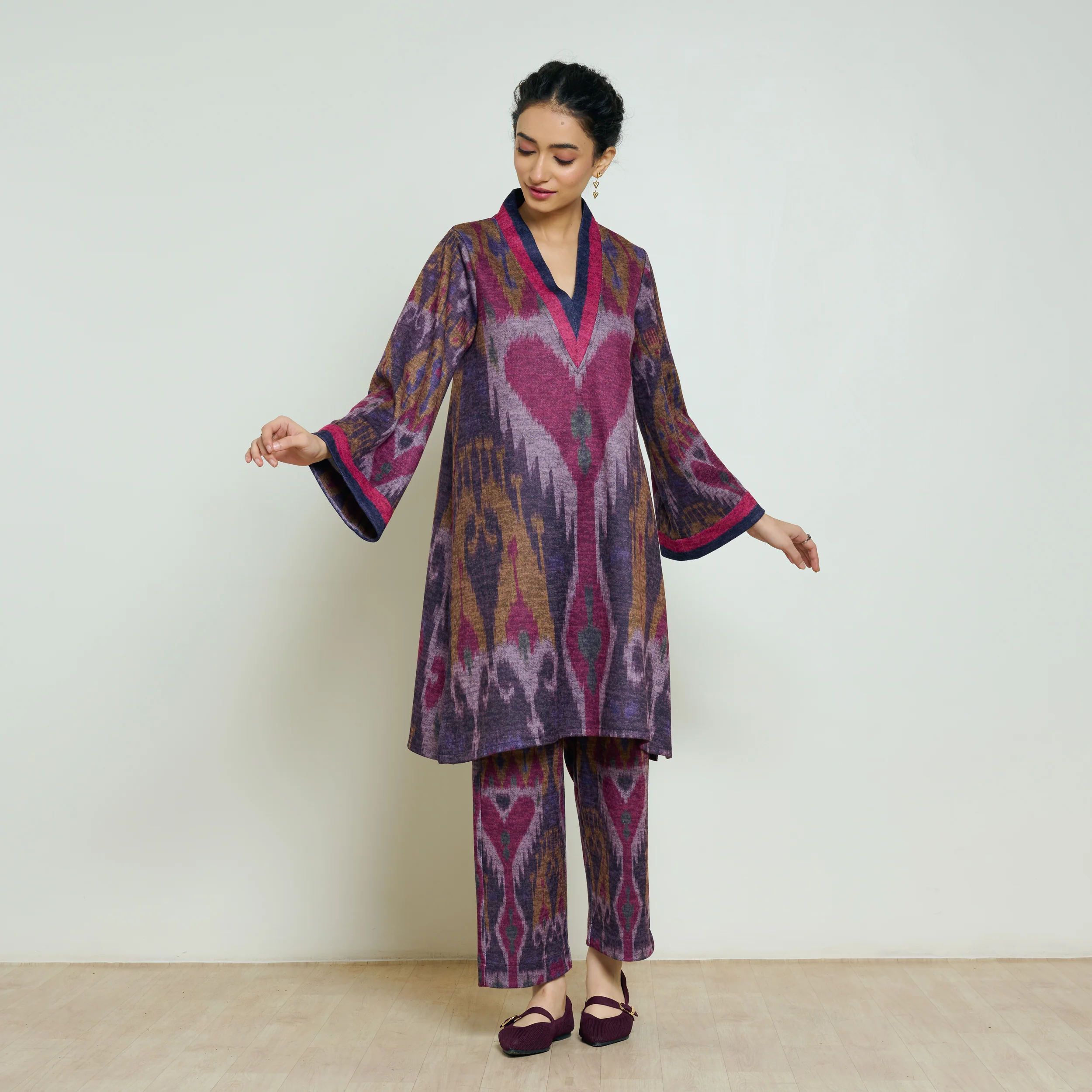 Wild Heart Woollen Coord Set - Multicolour - Image 9