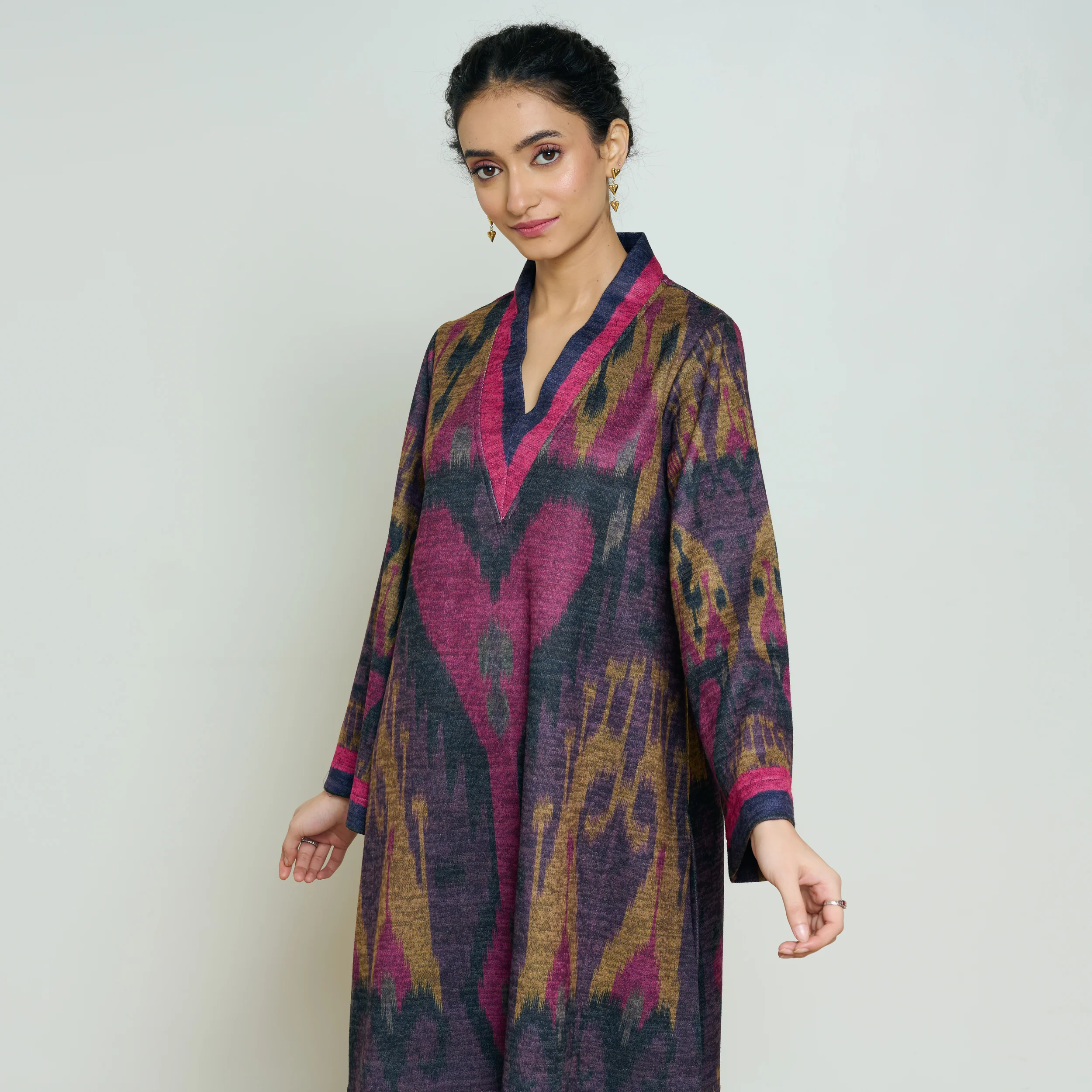 Wild Heart Woollen Coord Set - Multicolour - Image 3