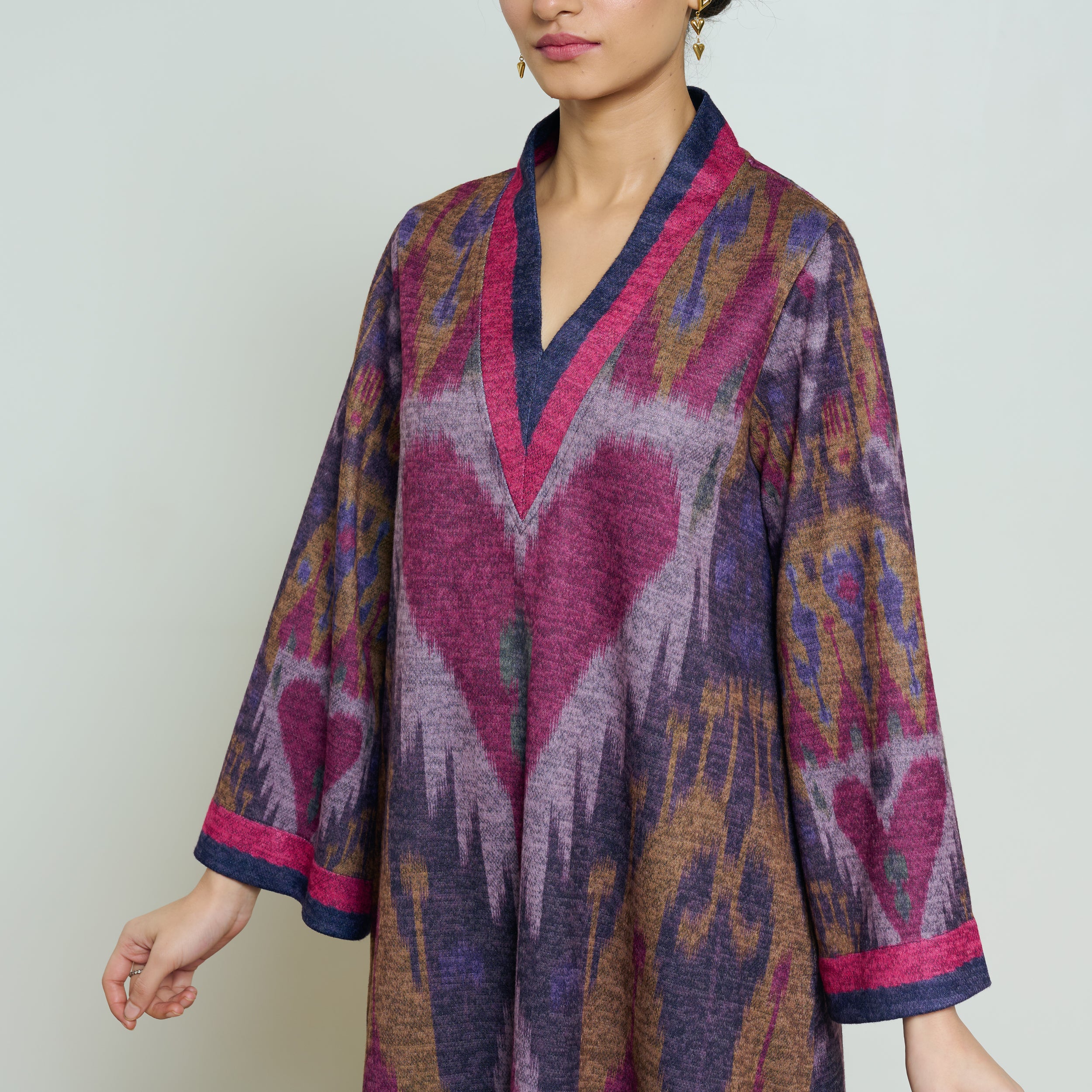 Wild Heart Woollen Kurta - Multicolour - Image 3