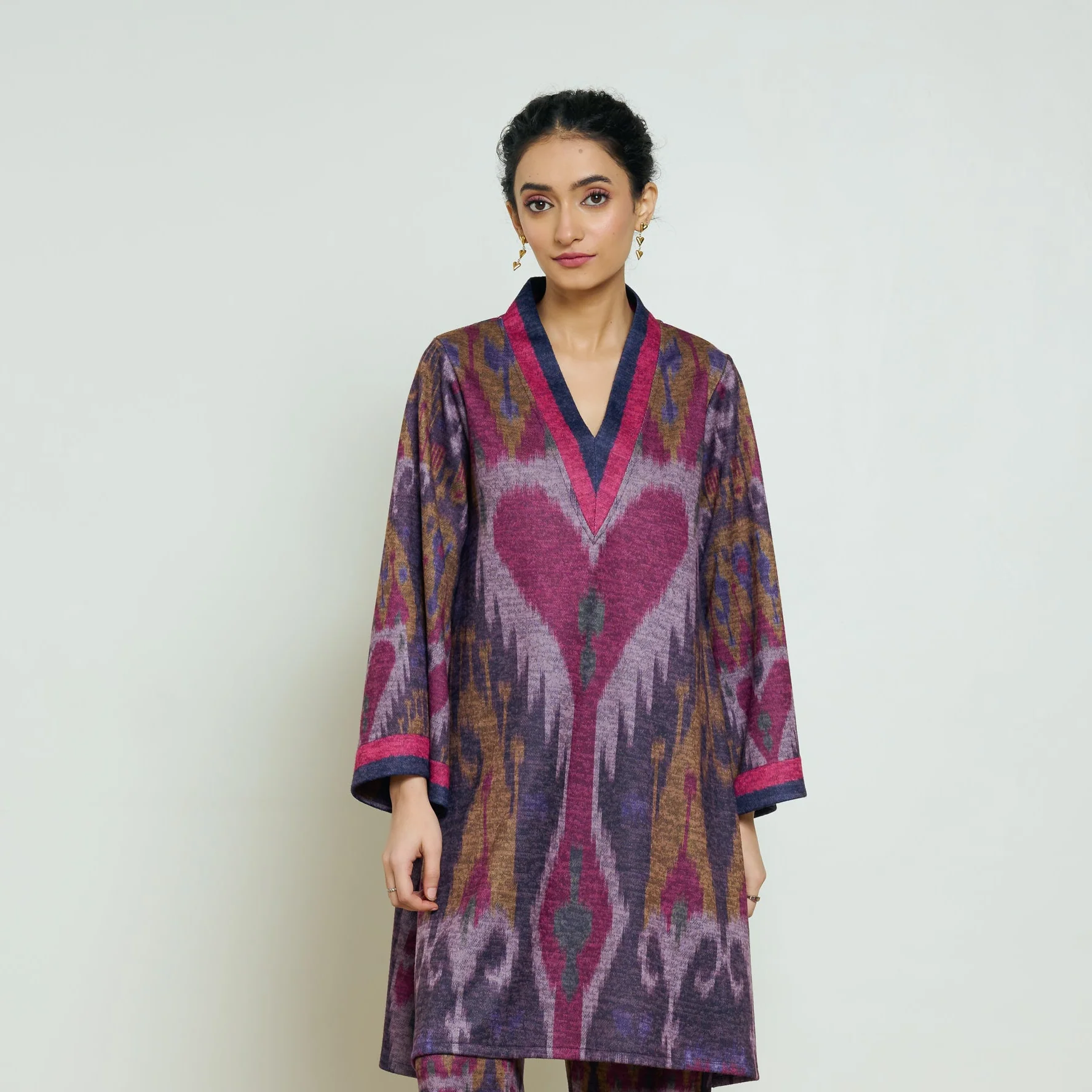 Wild Heart Woollen Kurta - Multicolour - Image 6