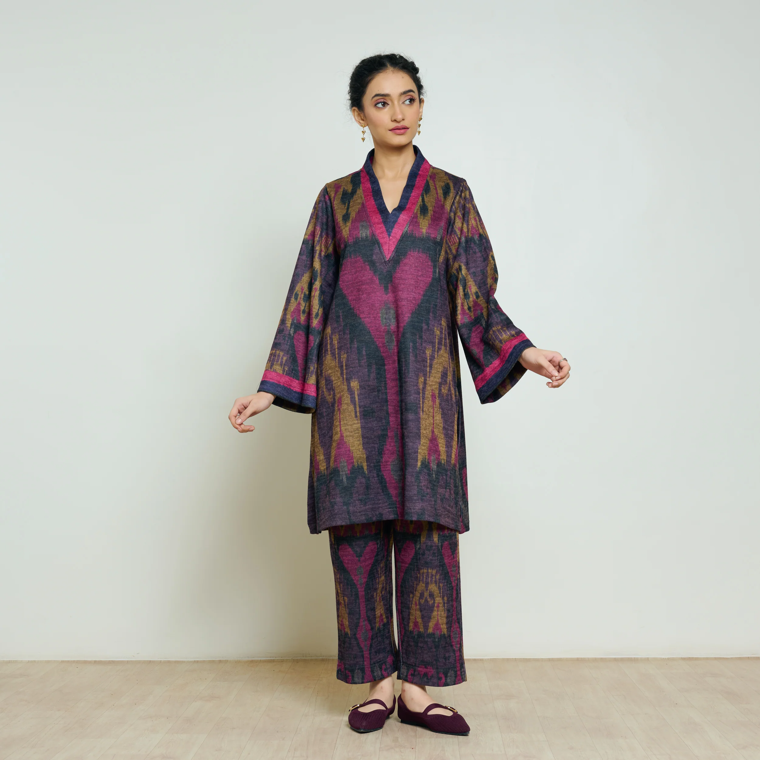 Wild Heart Woollen Kurta - Multicolour - Image 3