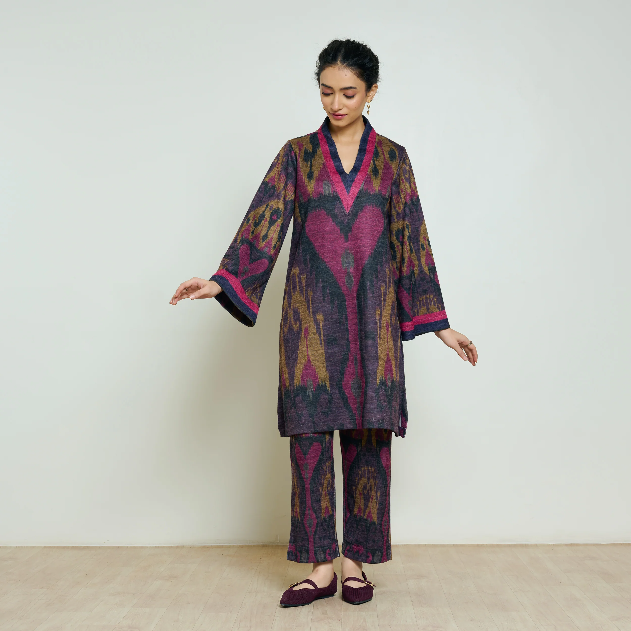 Wild Heart Woollen Kurta - Multicolour - Image 4