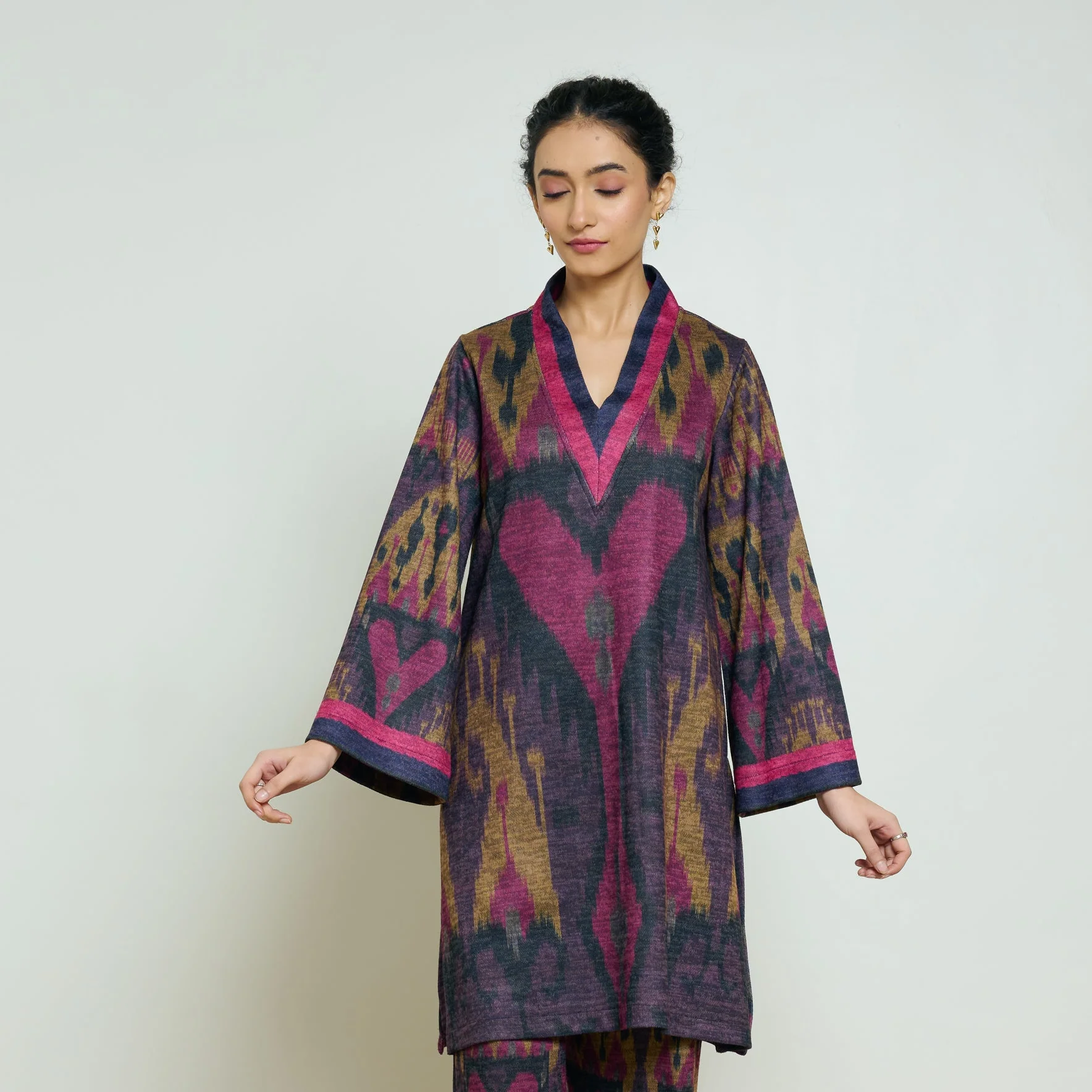 Wild Heart Woollen Kurta - Multicolour - Image 6